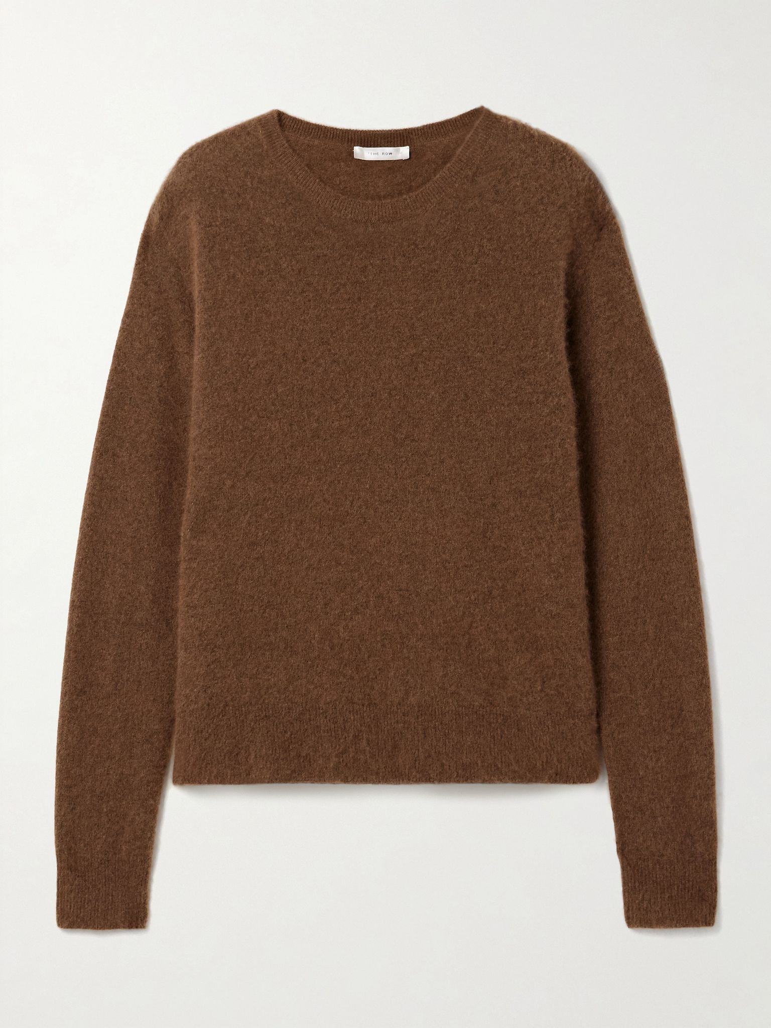 Lorynna cashmere and silk-blend sweater Light brown - 1