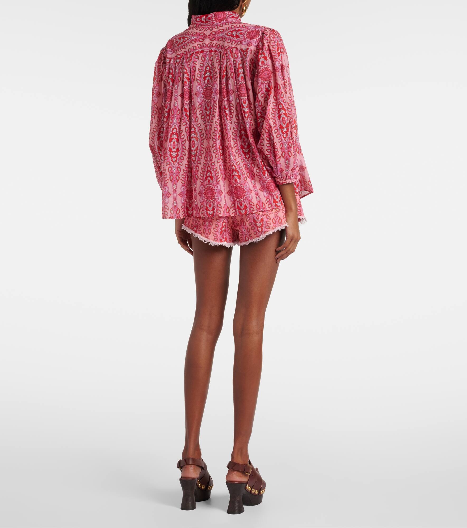 Printed cotton blouse - 3