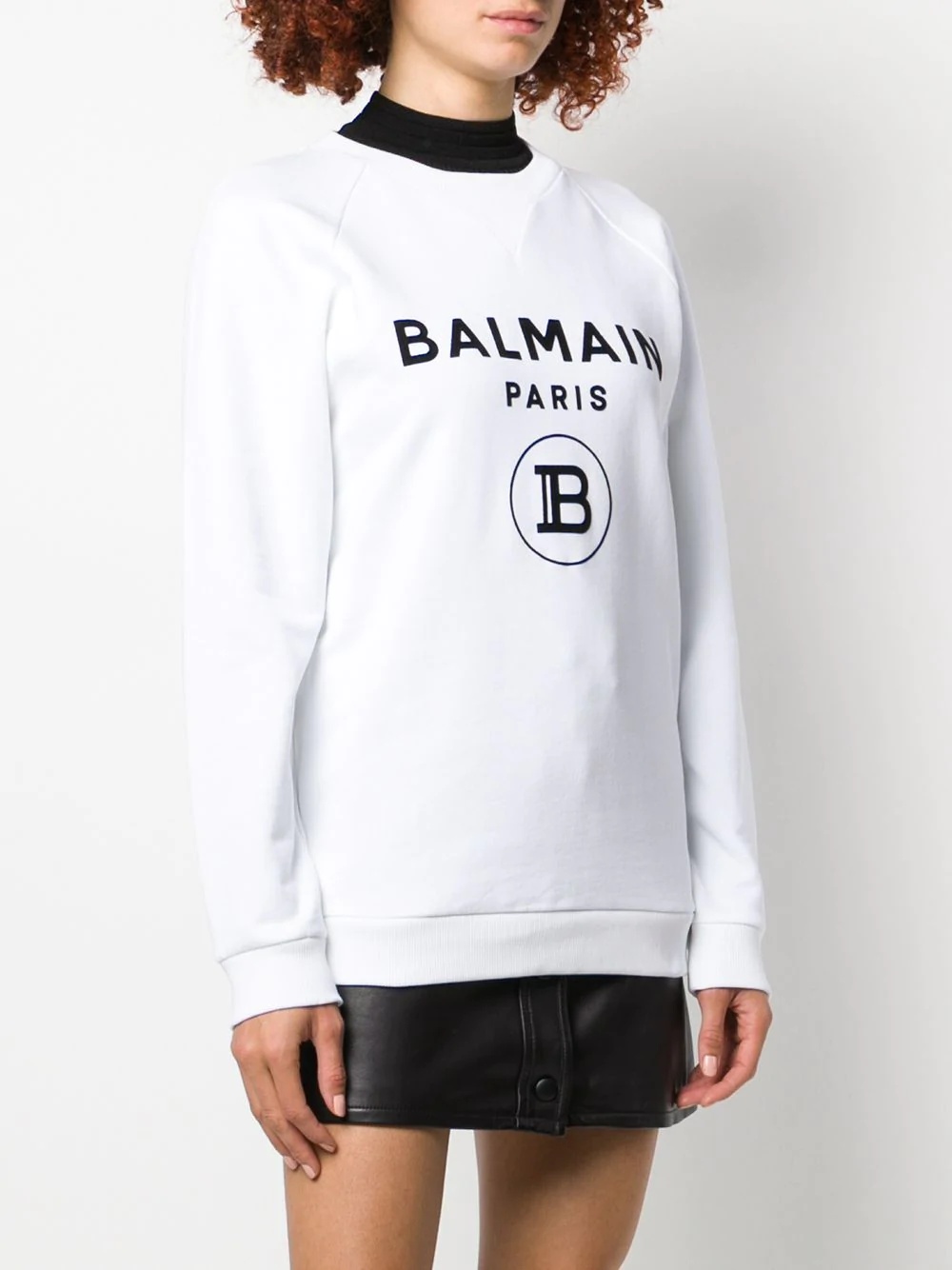 logo print sweatshirt - 3