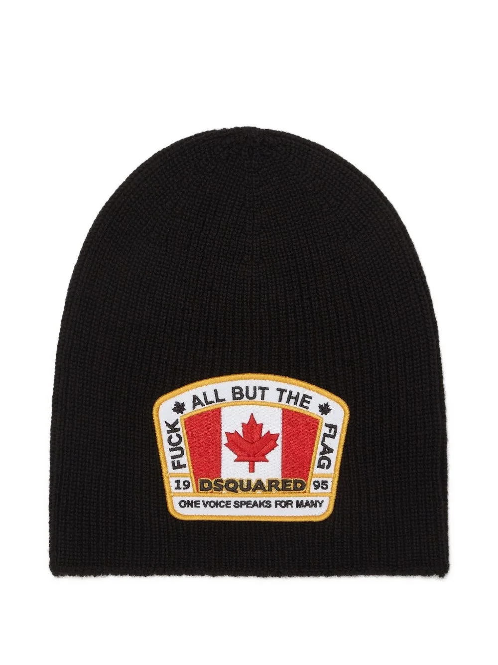 logo-patch beanie - 1