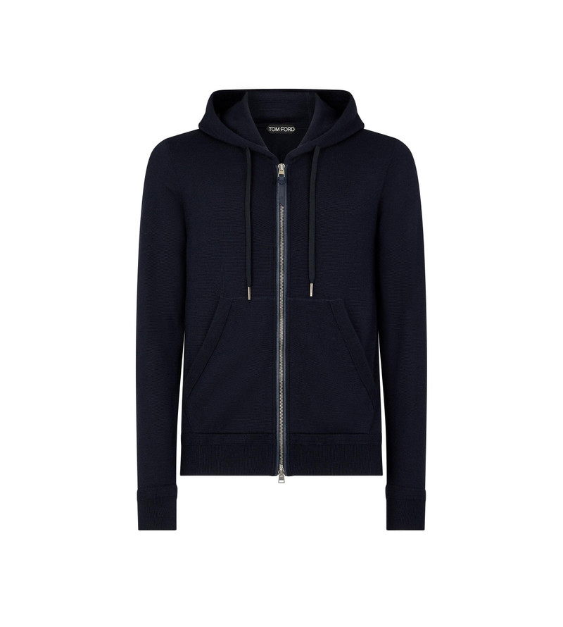 CASHMERE SILK LIGHTWEIGHT HOODIE 1