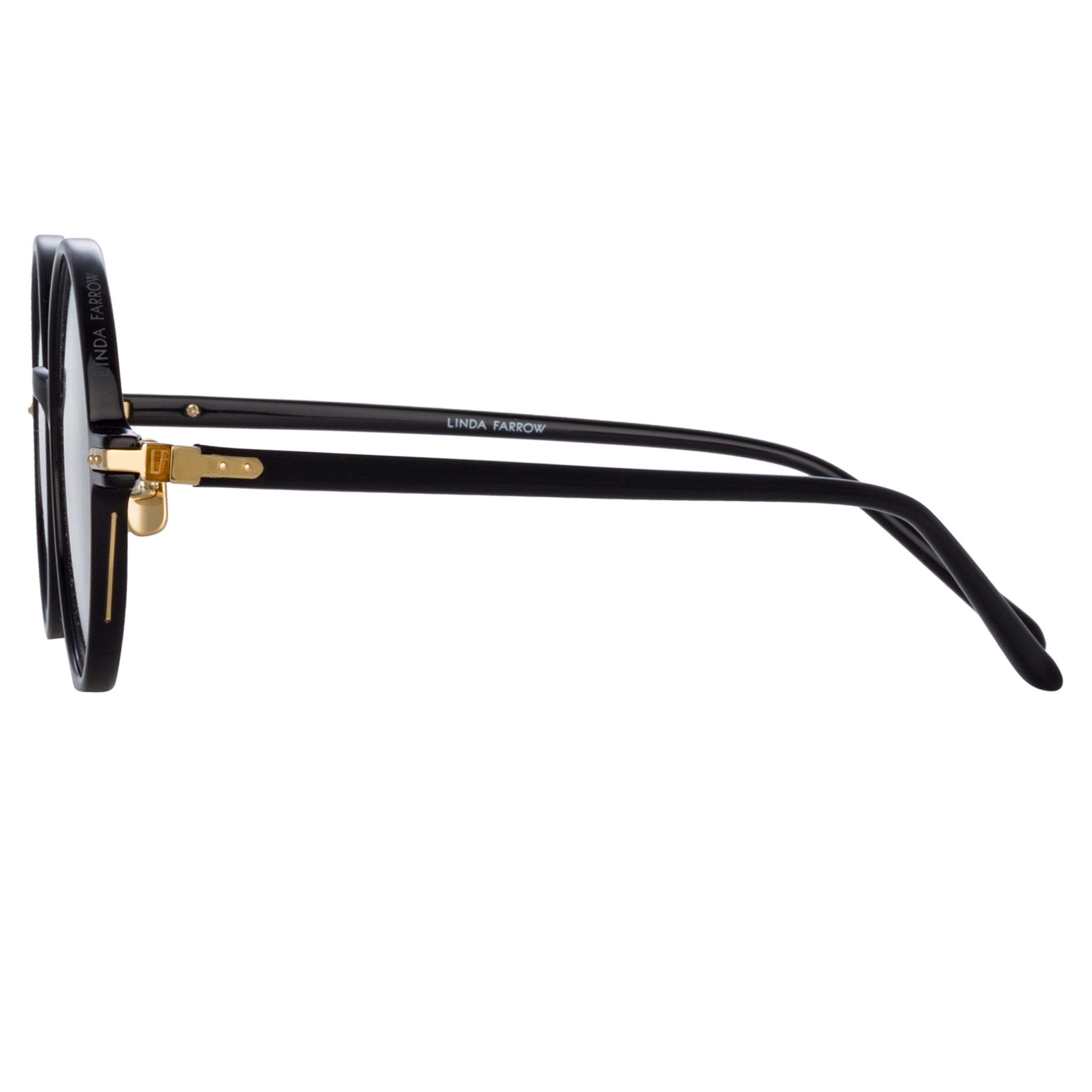 SPIRE A ROUND OPTICAL FRAME IN BLACK - 3