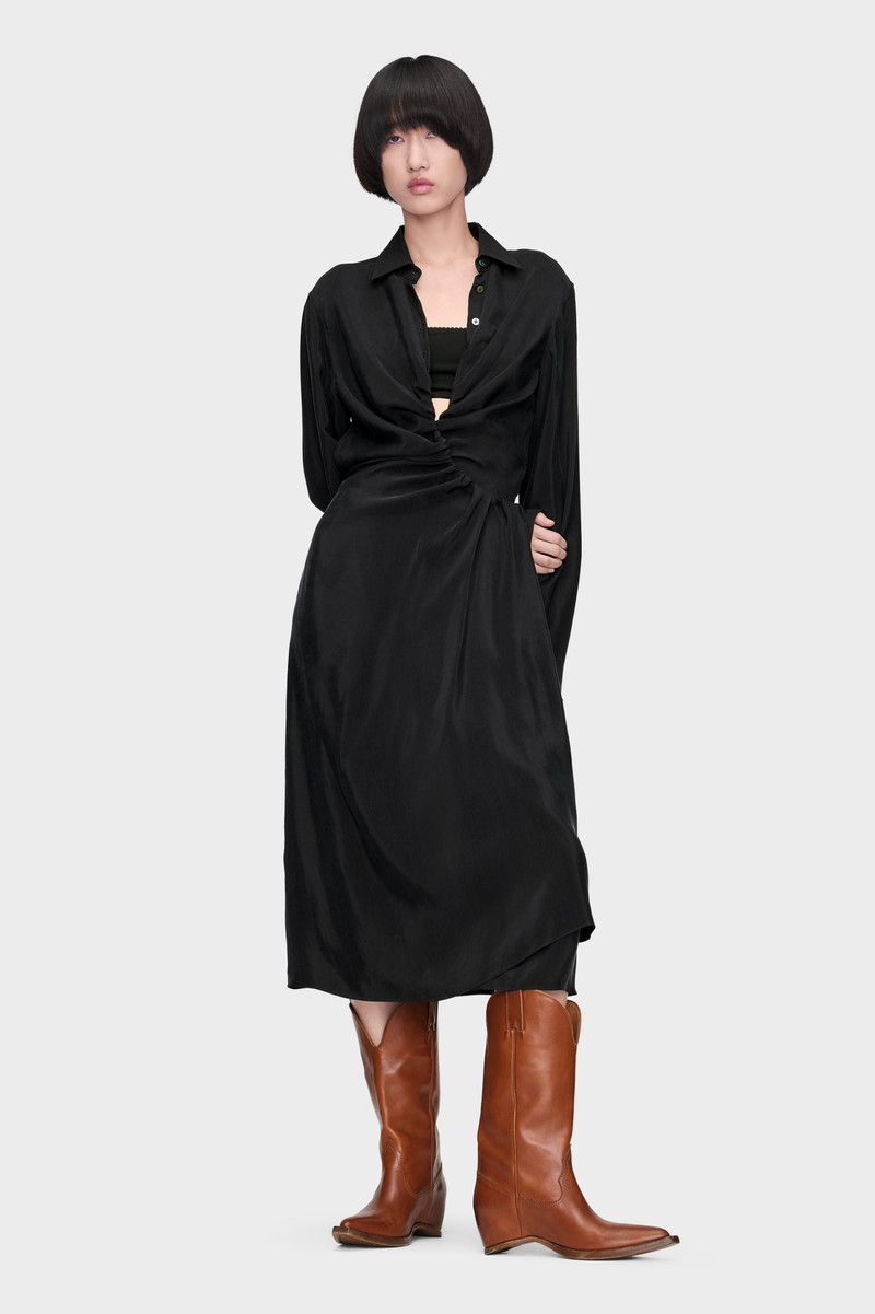 Maison Margiela Draped Shirt Dress outlook