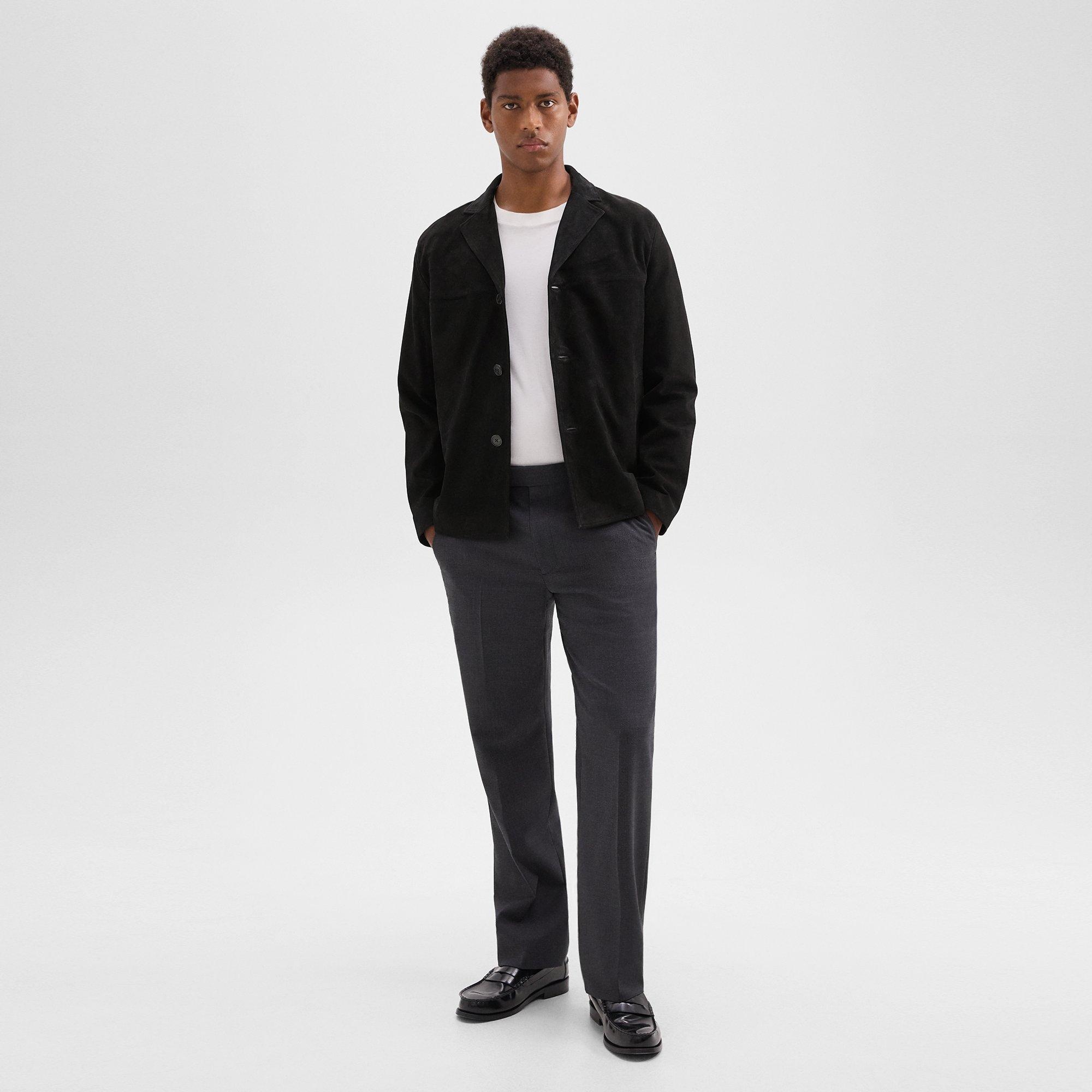 Straight Blazer in Suede - 6