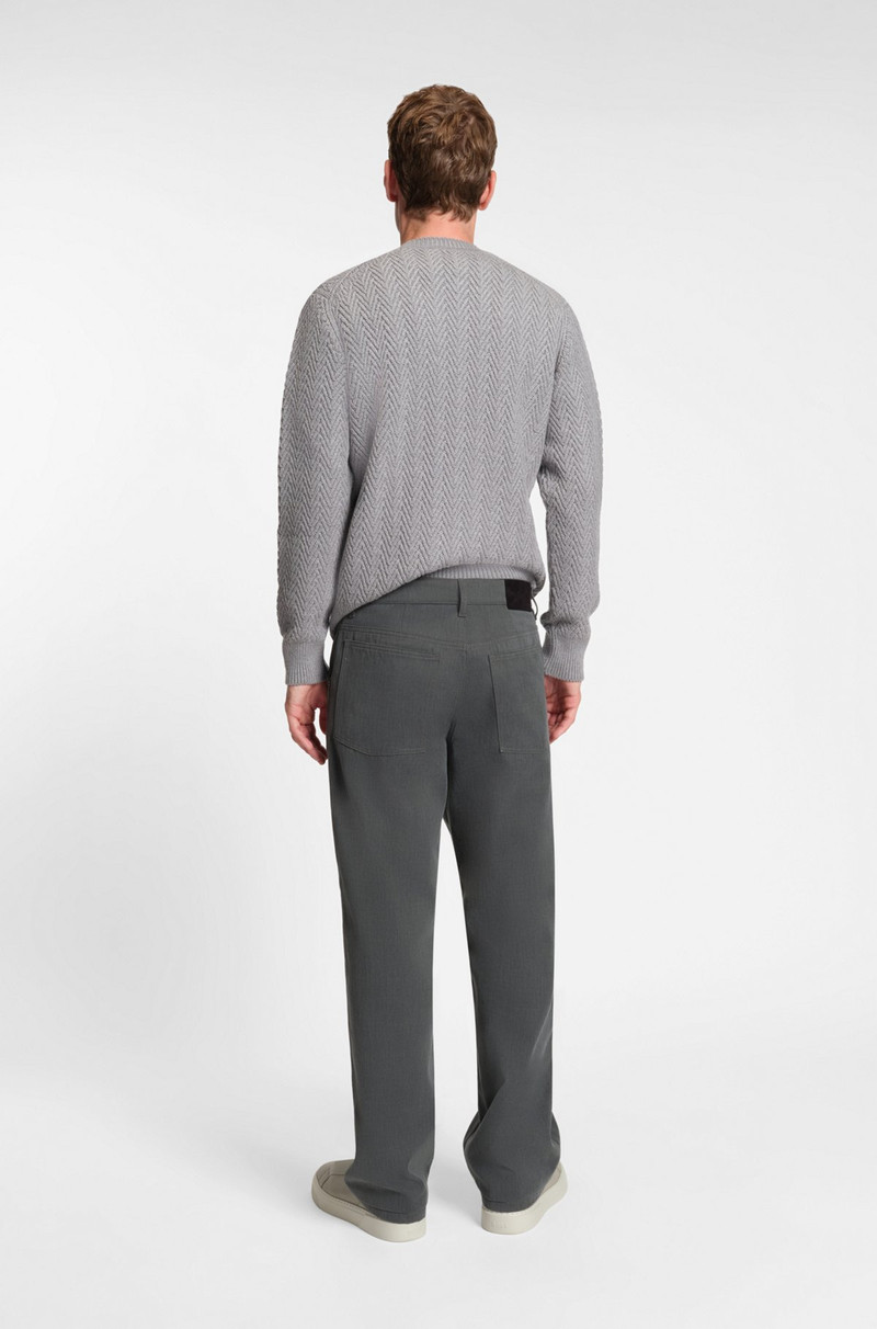 JEANS IN MELANGE COTTON DENIM 4