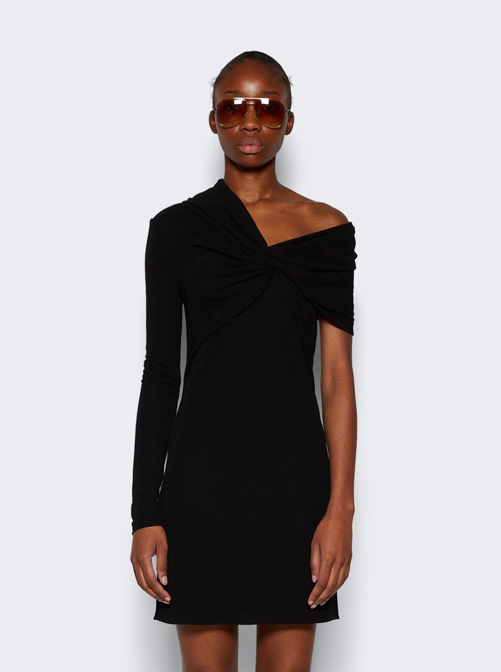 Assymetric Dress Black - 3