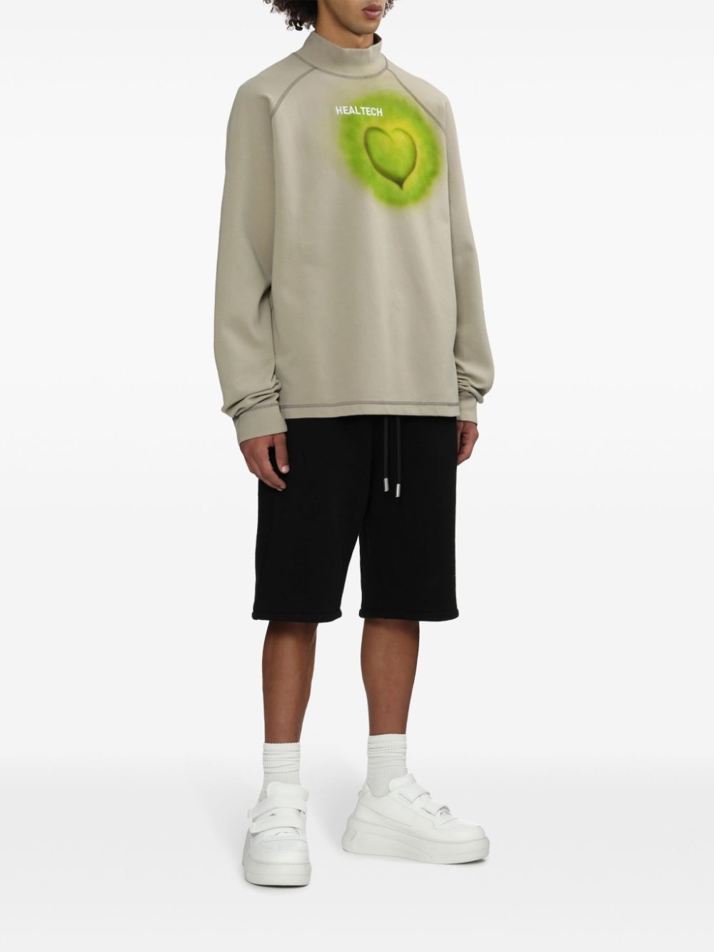 heart-motif T-shirt - 2