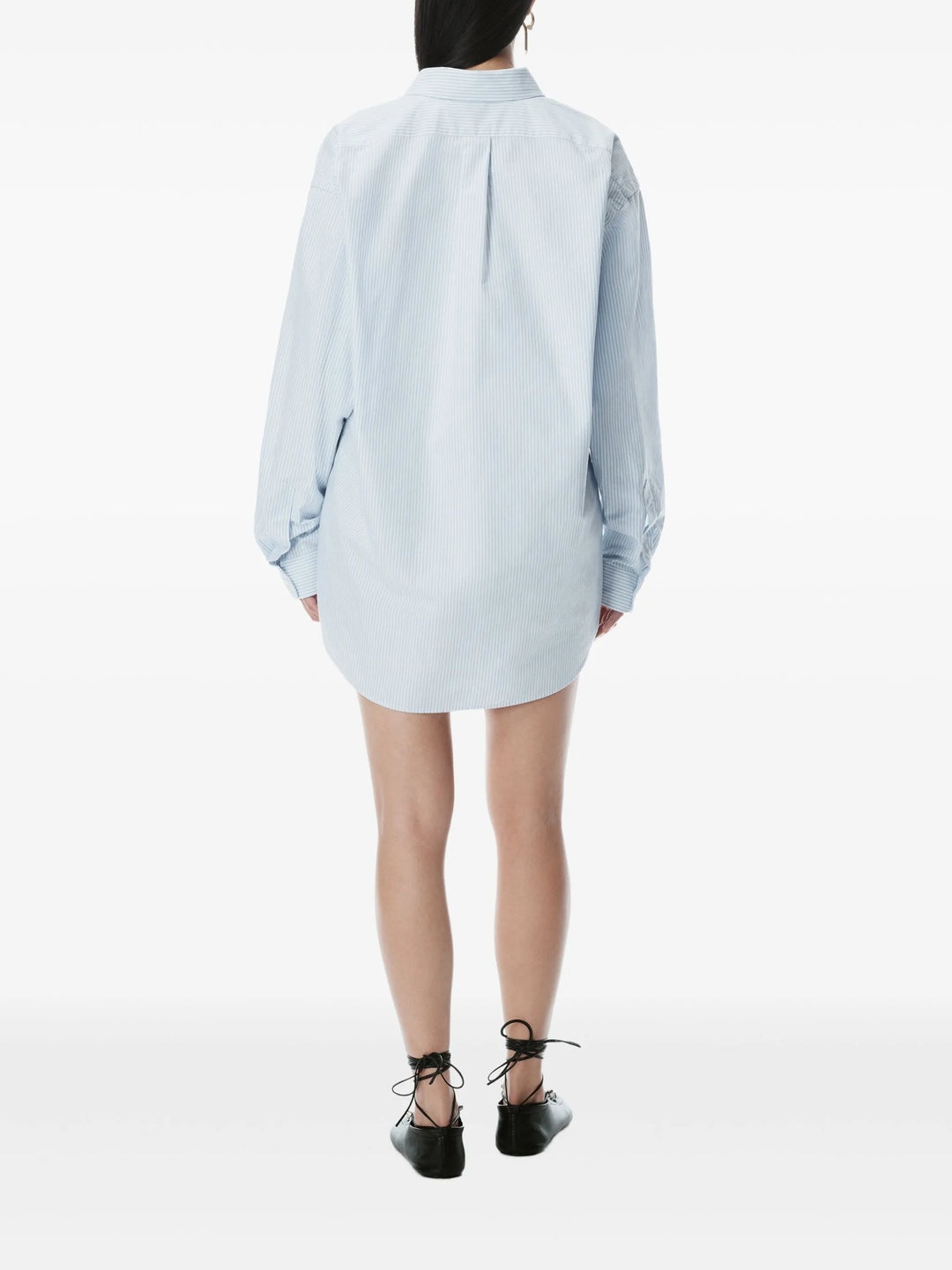 Tシャツ・カットソー Alexander Wang Embroidered oxford oversize shirt T By Alexander Wang Embroidered Oxford Shirt in White | Lyst
