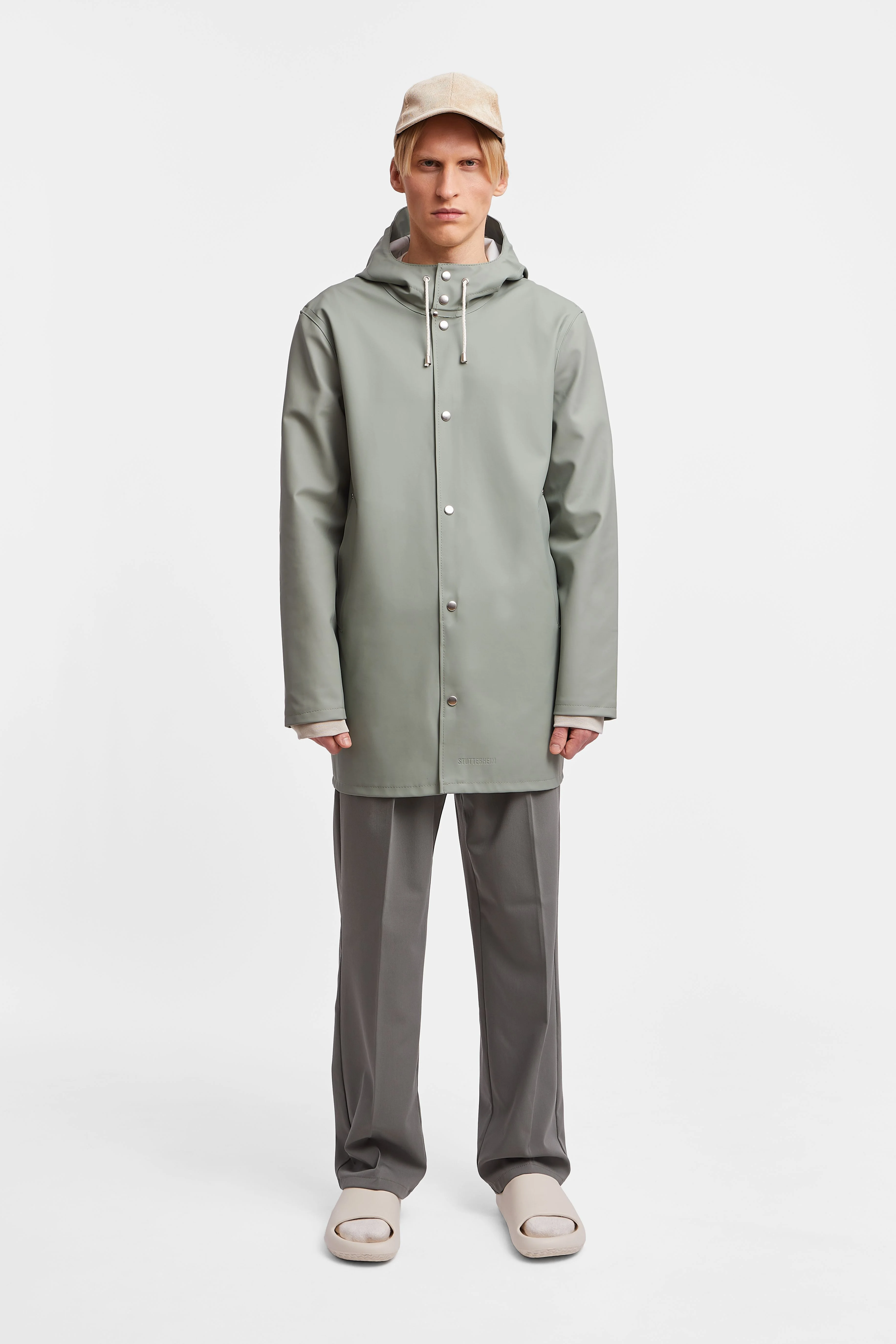 Stockholm Raincoat Khaki Green - 1
