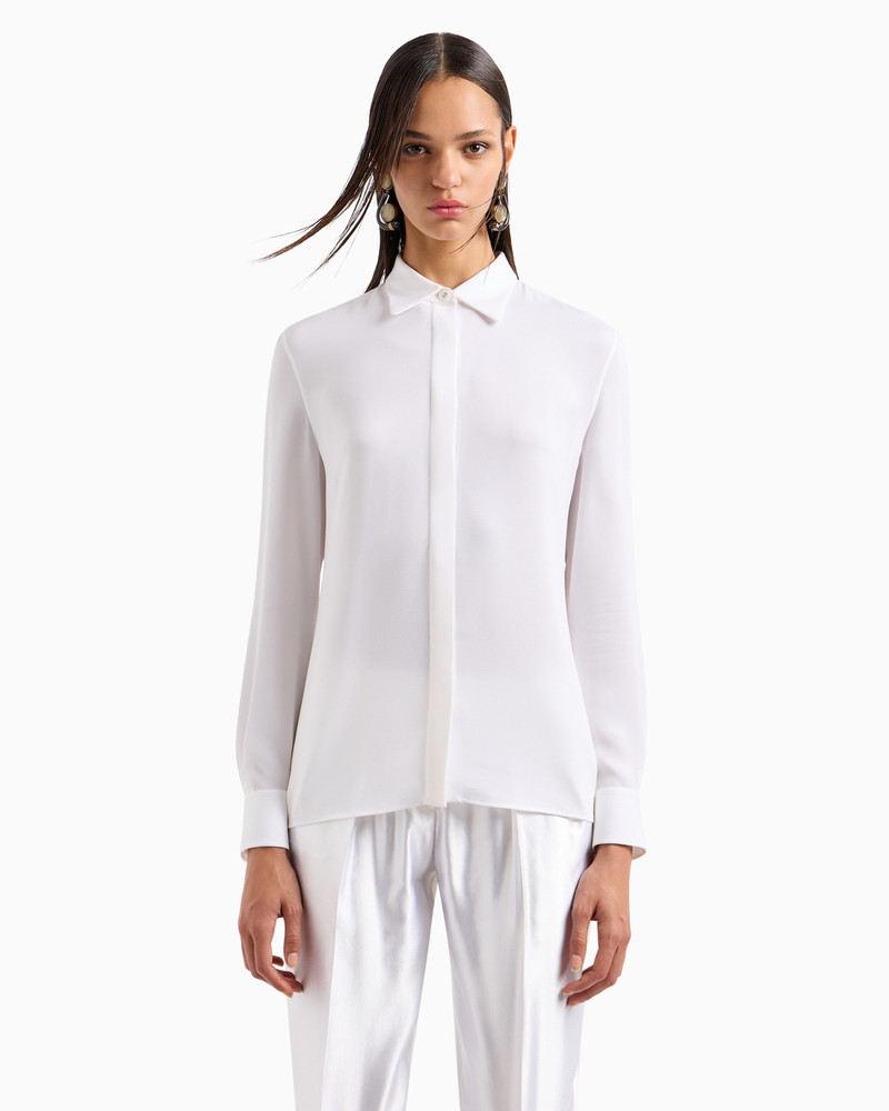 GIORGIO ARMANI ASV CLASSIC SHIRT IN ORGANIC SILK outlook