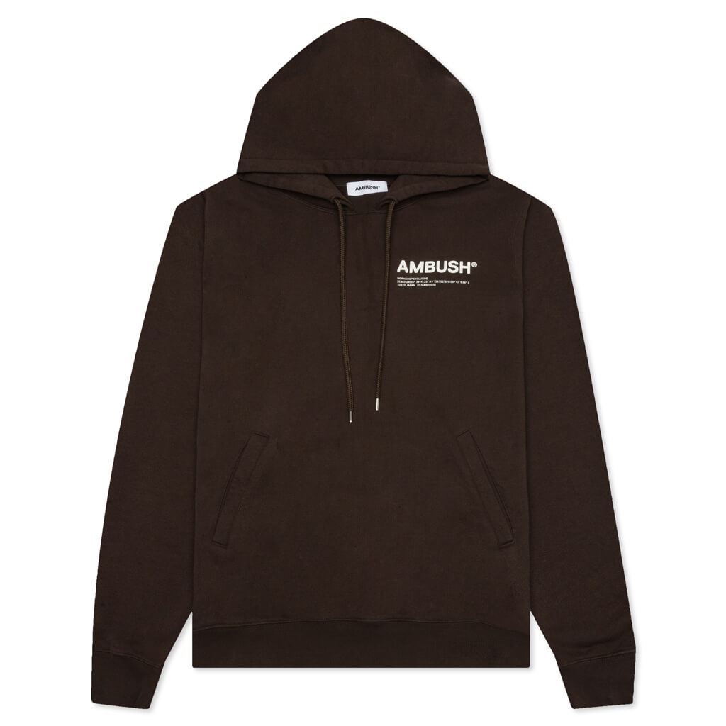 AMBUSH WORKSHOP HOODIE - CHOCOLATE - 1