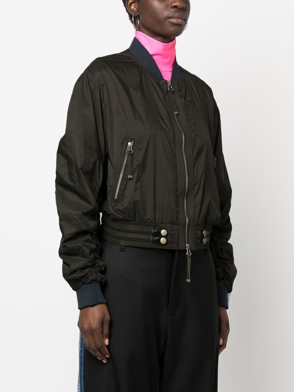 zip-front bomber jacket - 3