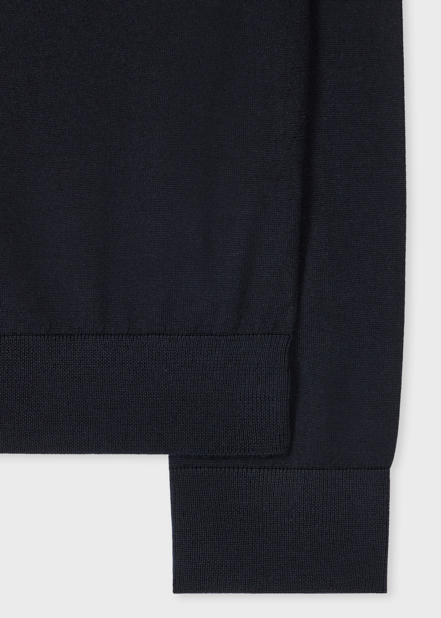 Dark Navy Washable Wool 'Signature Stripe' Cardigan - 2