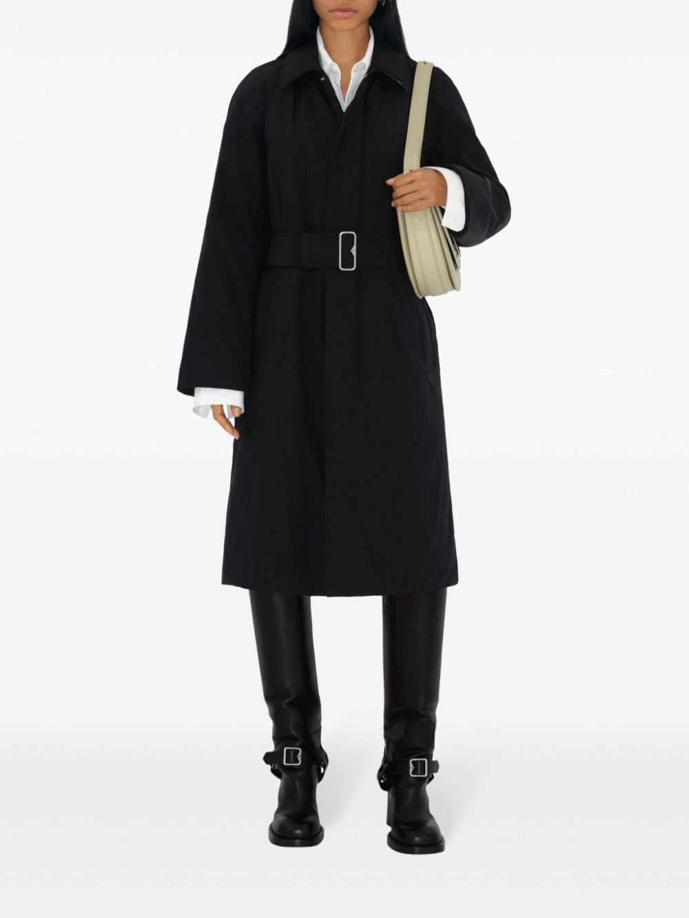 long padded car coat - 2