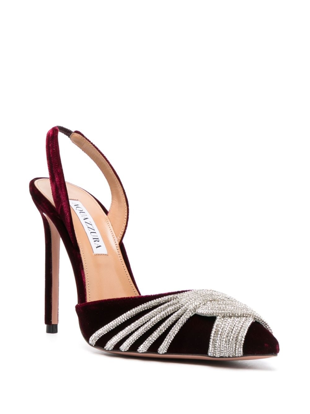 Gatsby 105mm crystal-strap pumps - 2