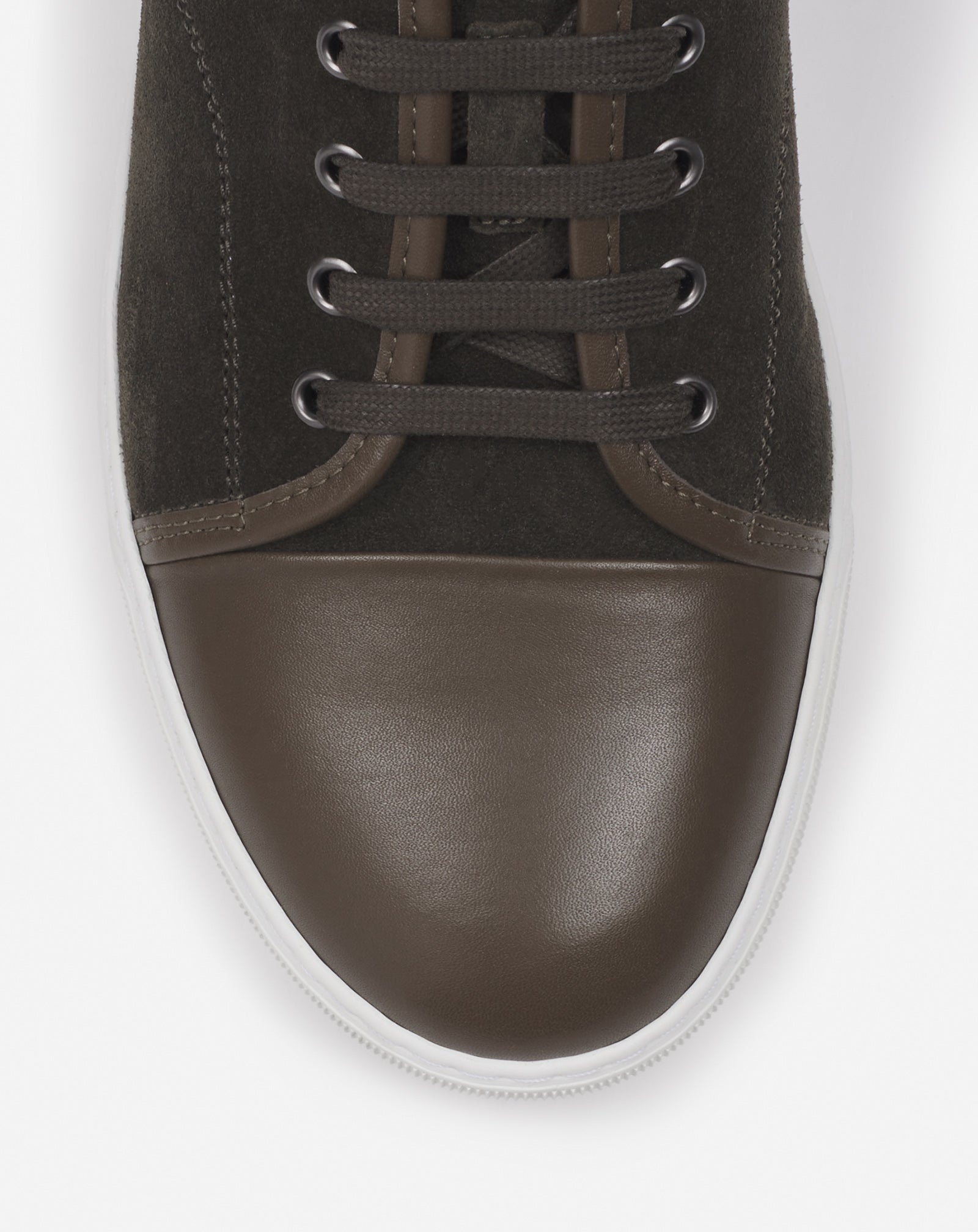 DBB1 LEATHER AND SUEDE SNEAKERS - 5