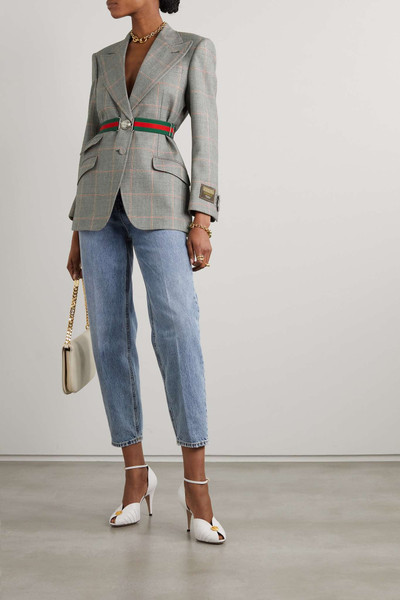 GUCCI Checked wool jacket outlook