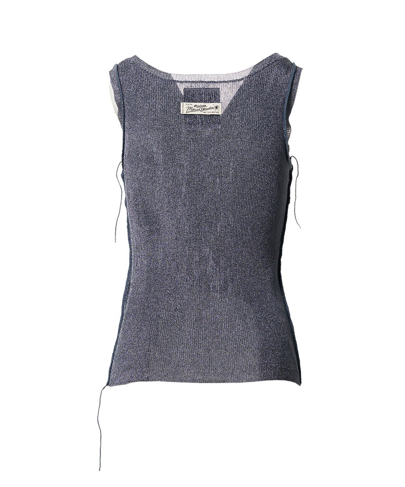 Inside-Out Glitter Knit Tank-top 22