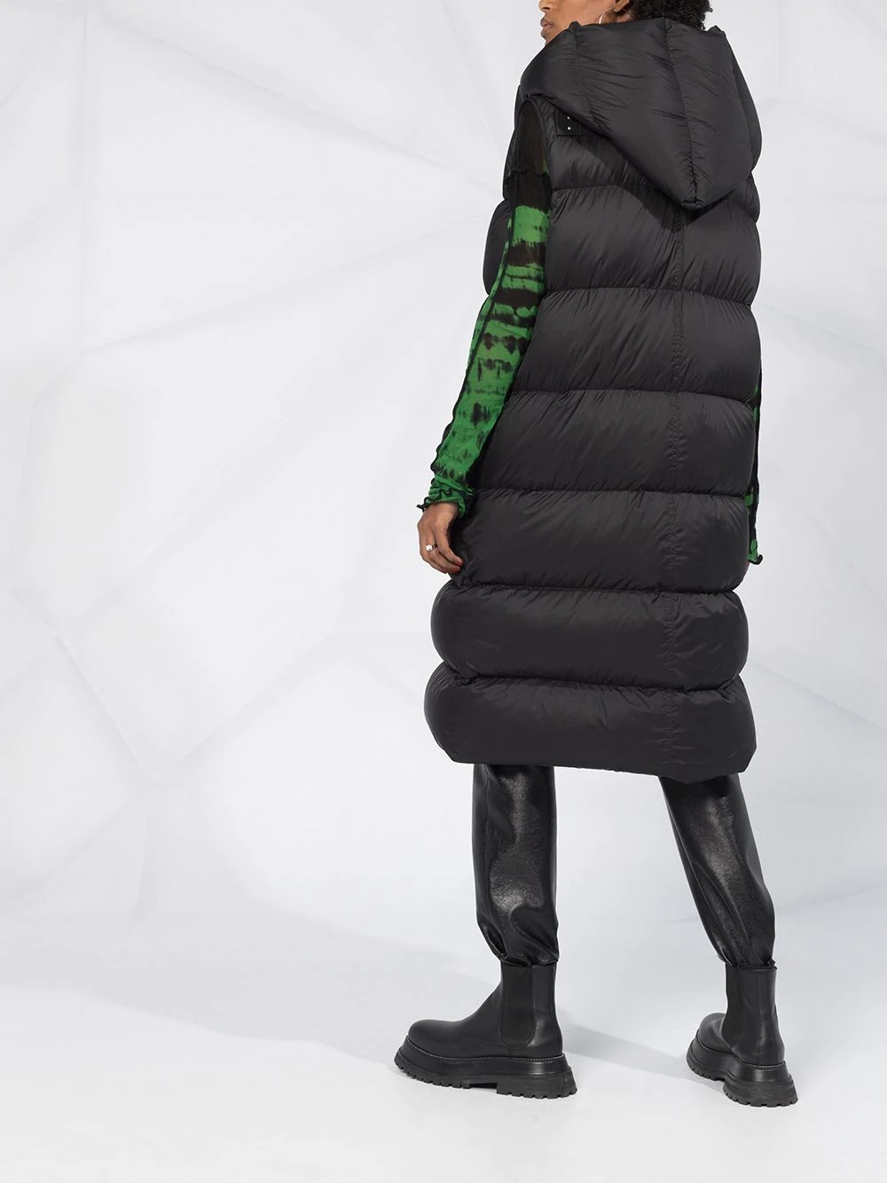 sleeveless padded coat - 6