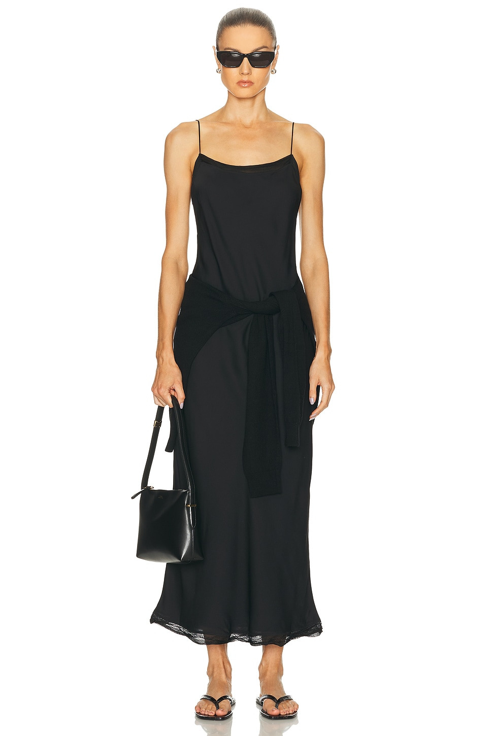 Satin Slip Dress - 4