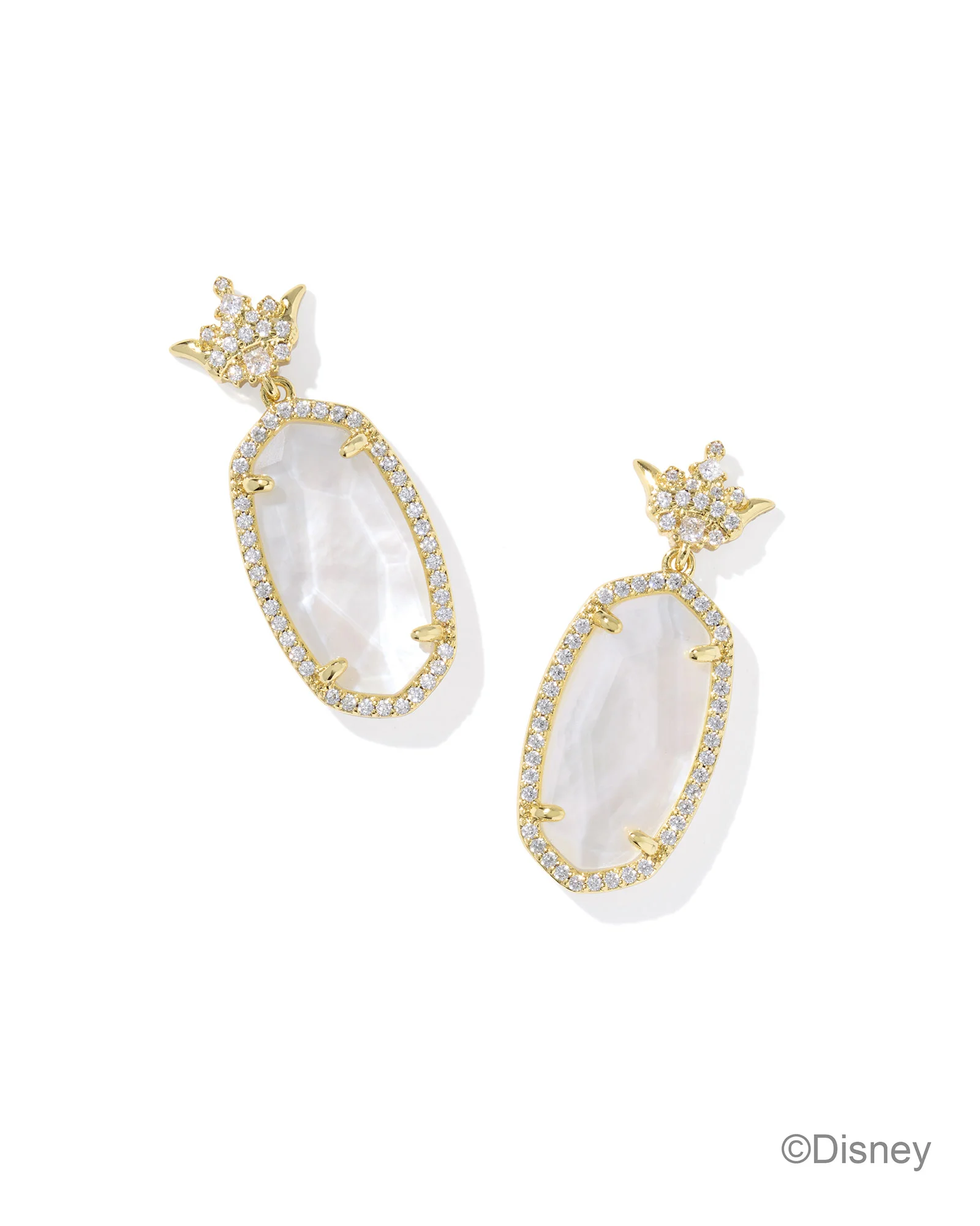 Disney | Kendra Scott Dana Princess Gold Drop Earrings - 1