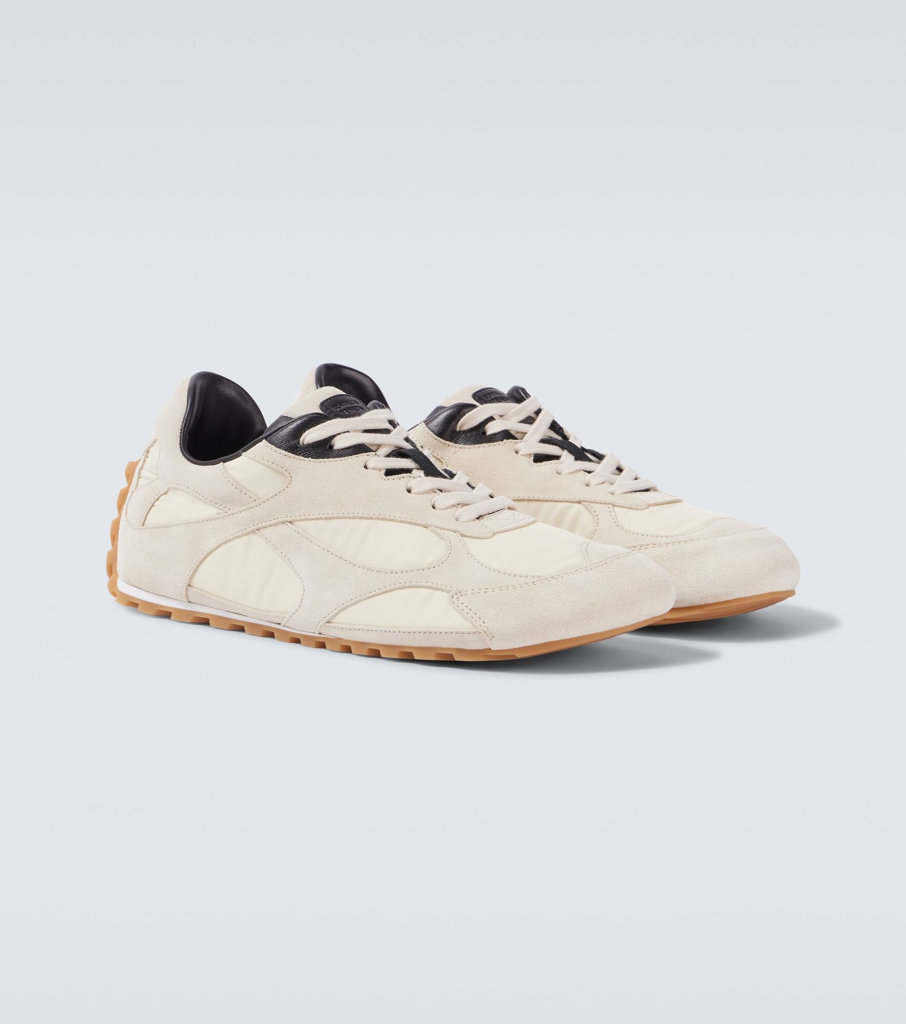 Orbit Flash suede-trimmed sneakers - 5