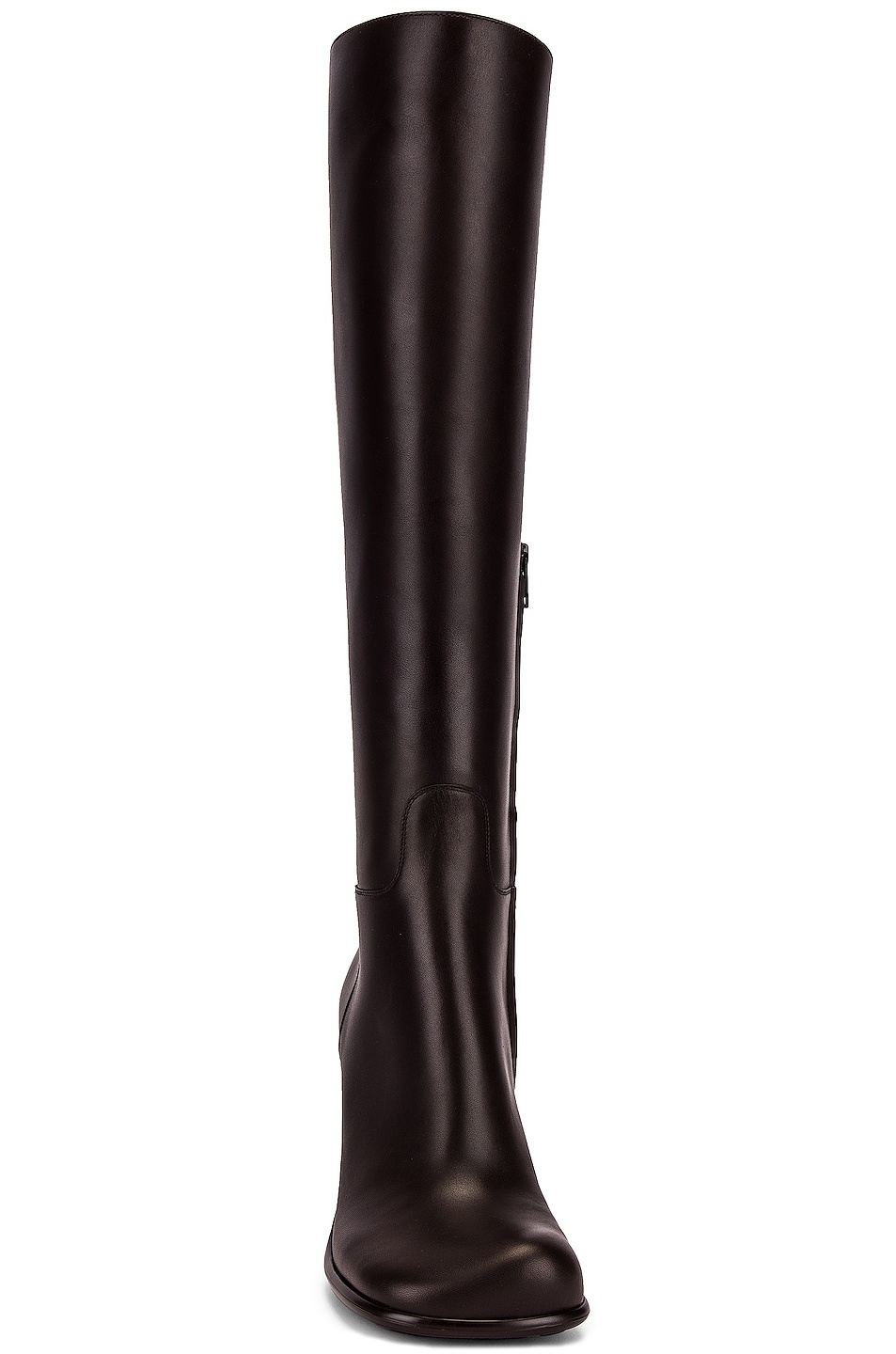 Leather Knee High Boots - 3