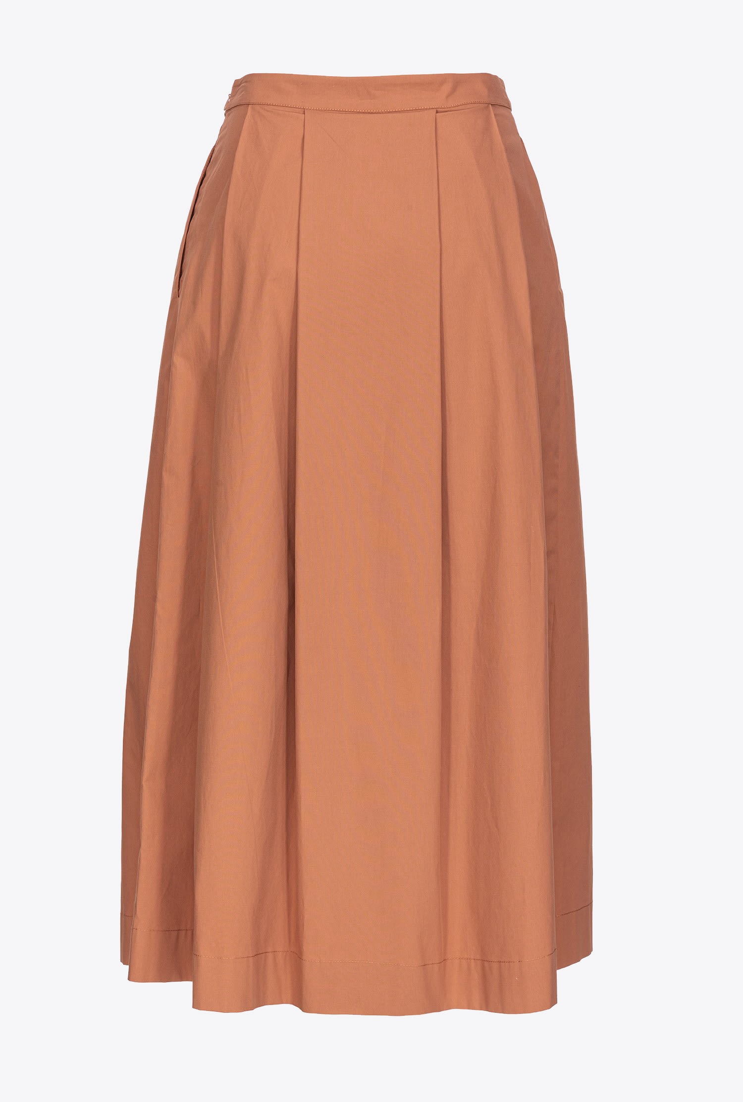 POPLIN SKIRT WITH METAL BUTTONS - 6