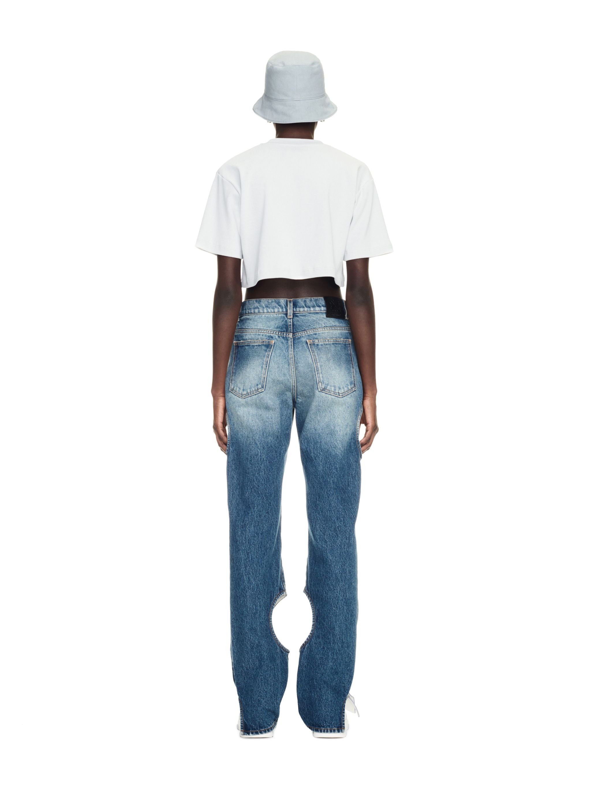 Off Stamp Cropped Tee - 4