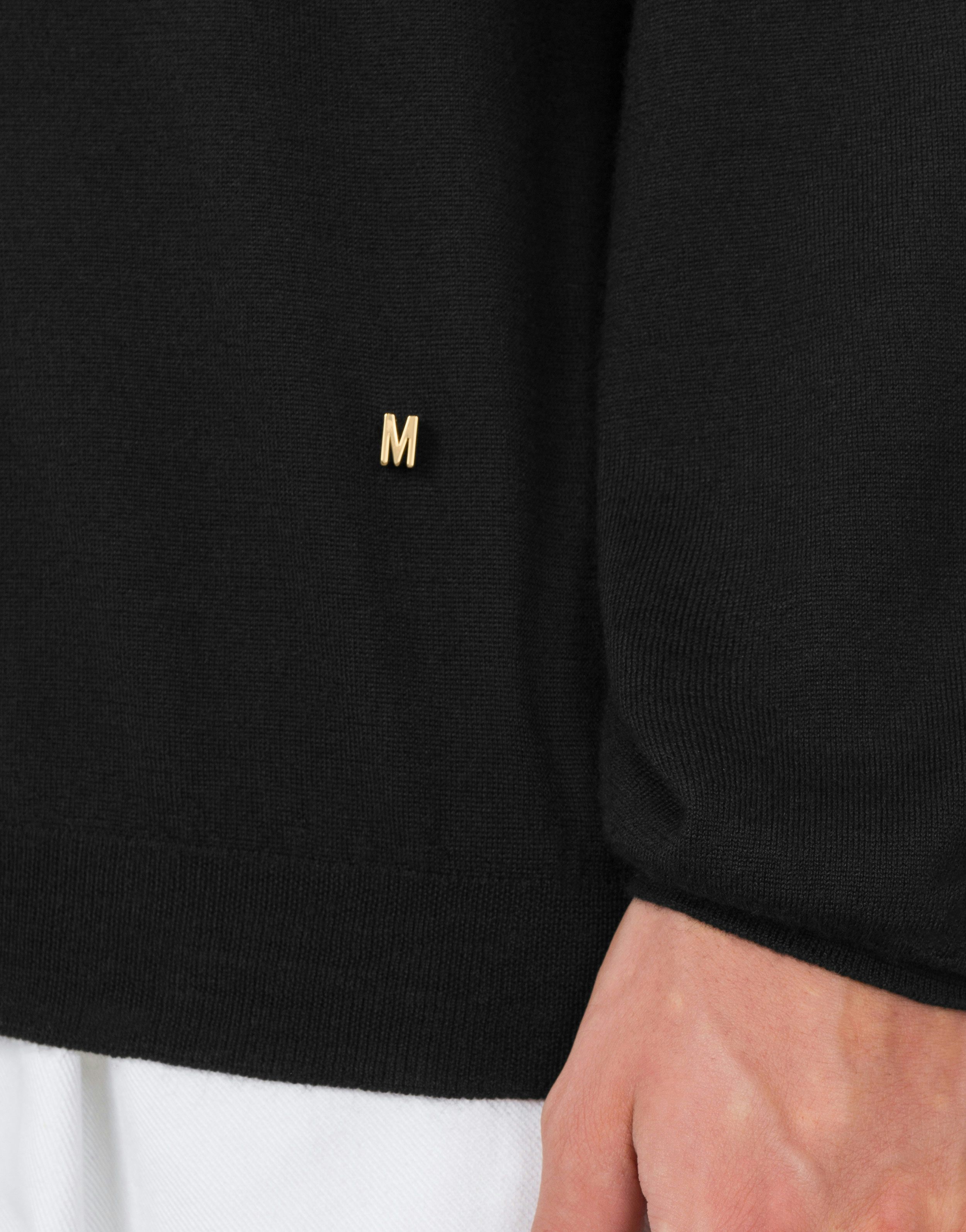 WOOL AND SILK PULLOVER GOLDEN M - 4