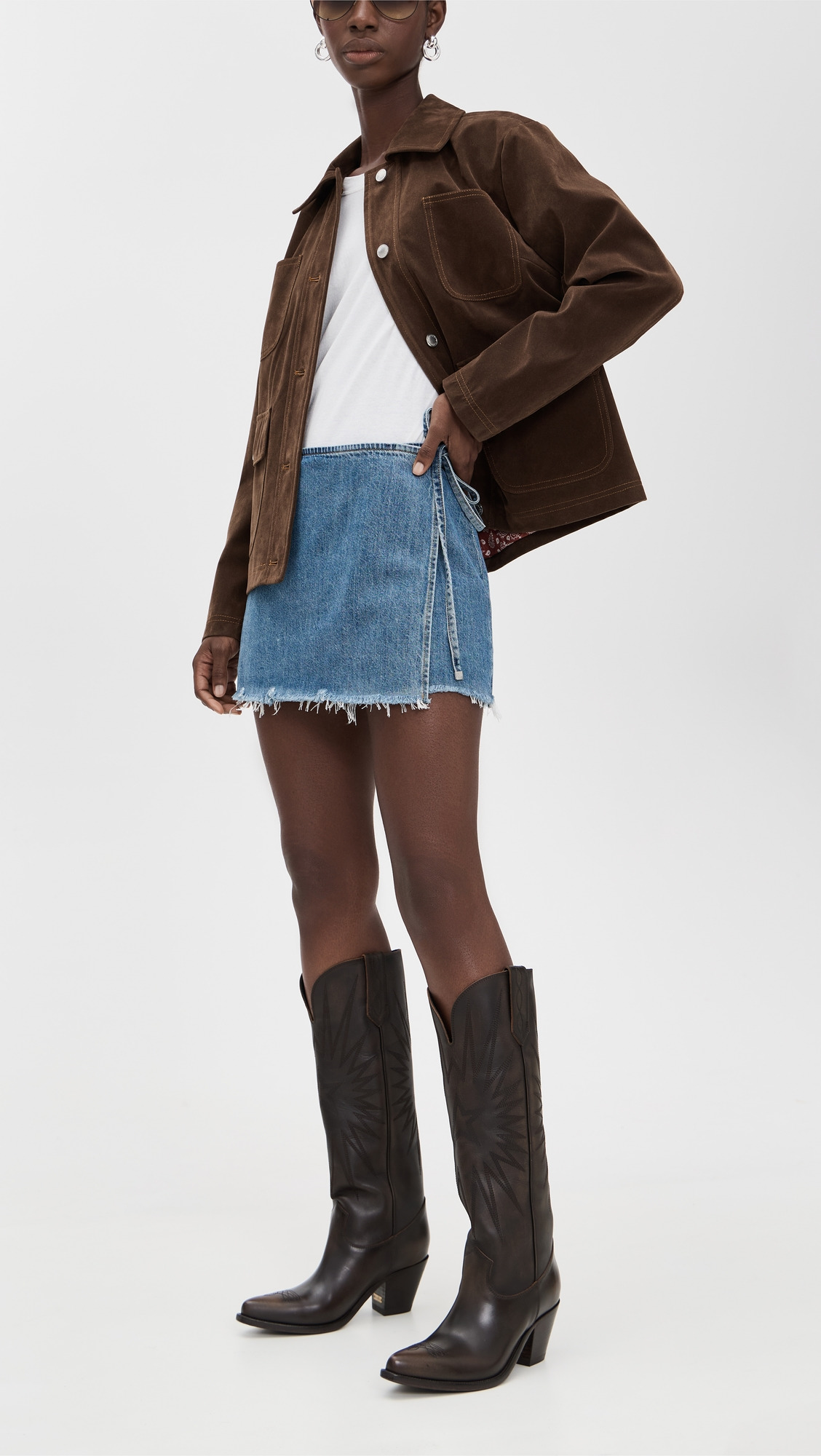 Wish Star Distressed Bull Leather Boots - 2