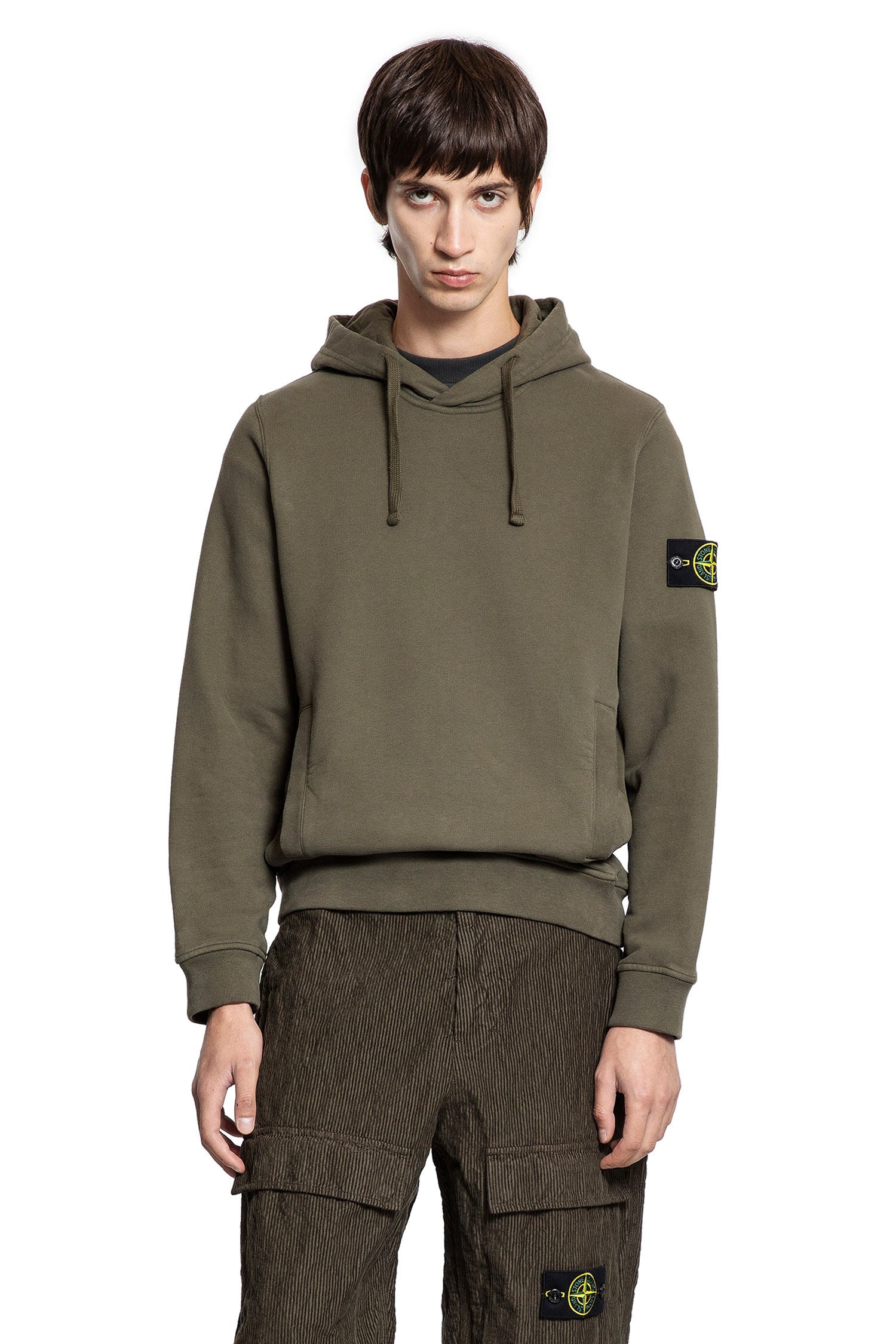 Stone-Island-Man-Green-Sweatshirts - 5
