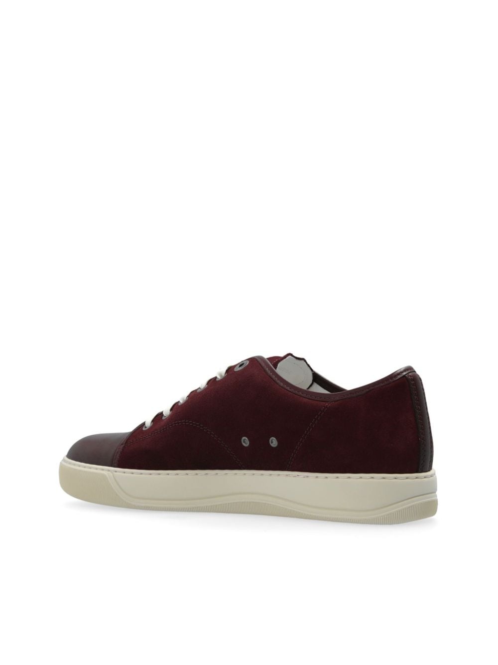 panelled suede sneakers - 5