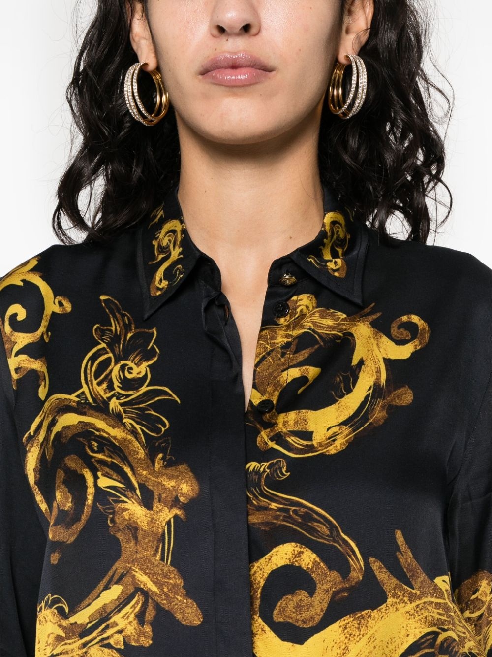 Watercolour Couture-print shirt - 5