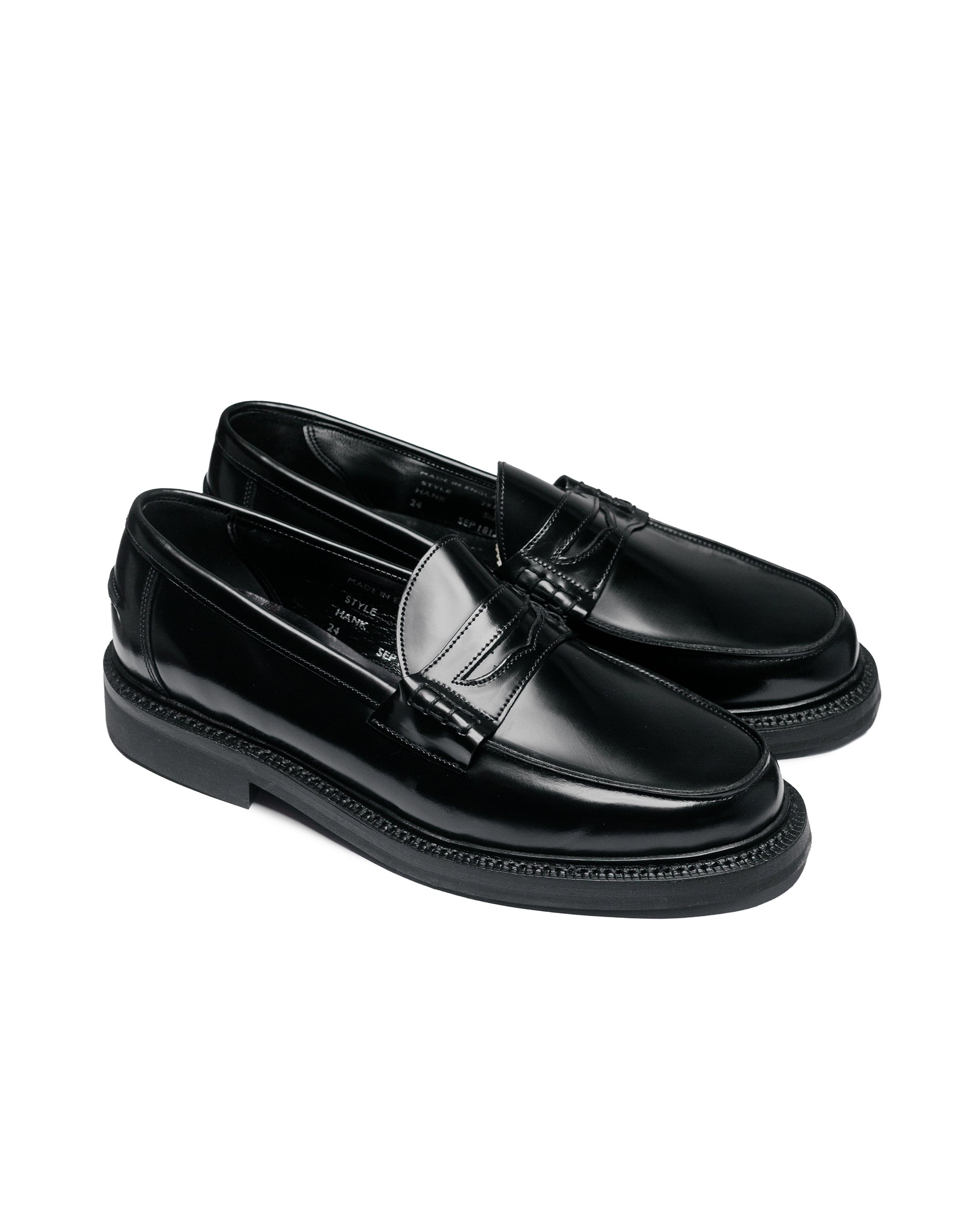 Sanders Peaceful Beef Roll Loafer Black Bookbinder Leather - 2