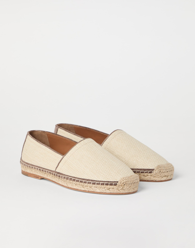 Techno raffia espadrilles 와 배관 - 1