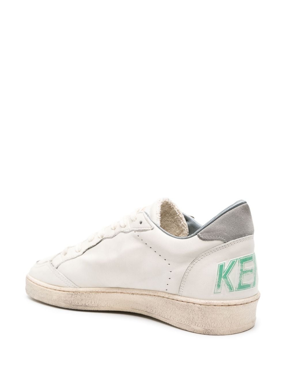 Ballstar star-patch leather sneakers - 3