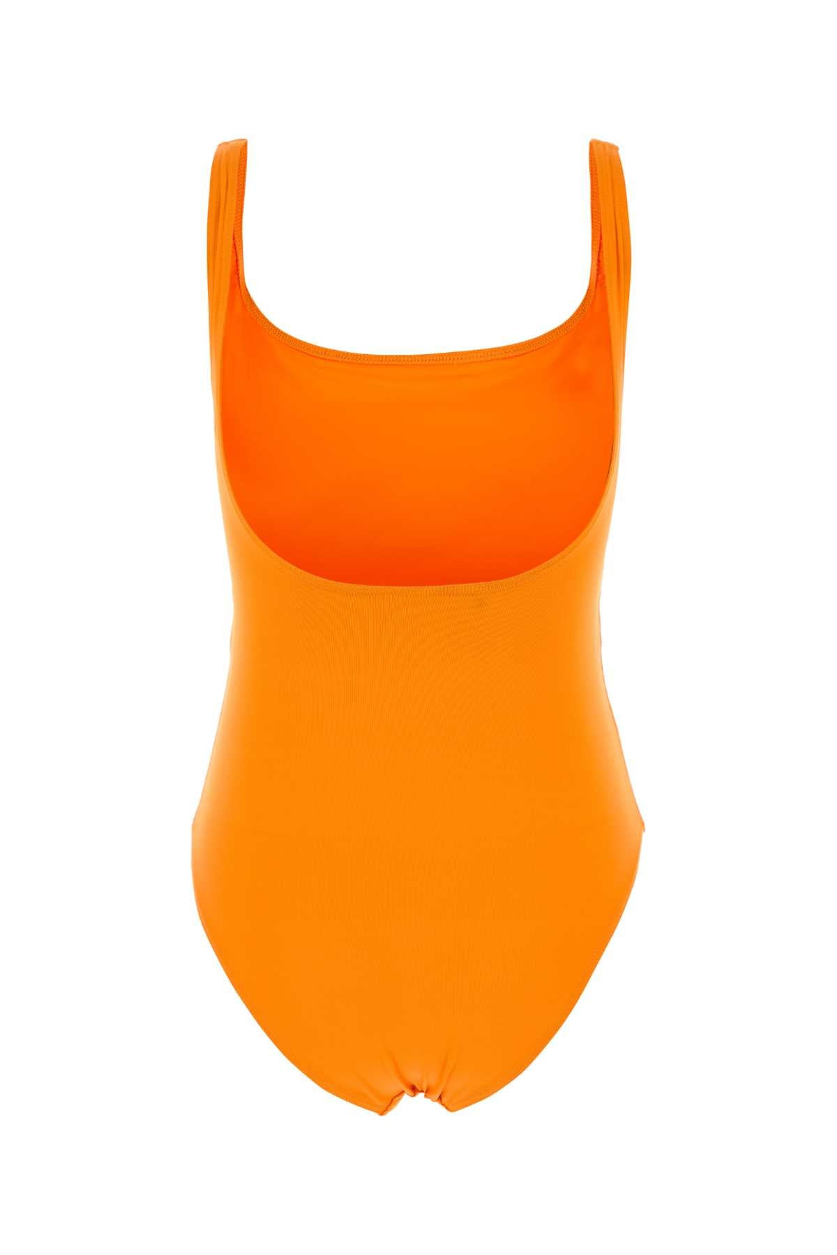 Eres Women Orange Stretch Nylon Asia Swimsuit - 2