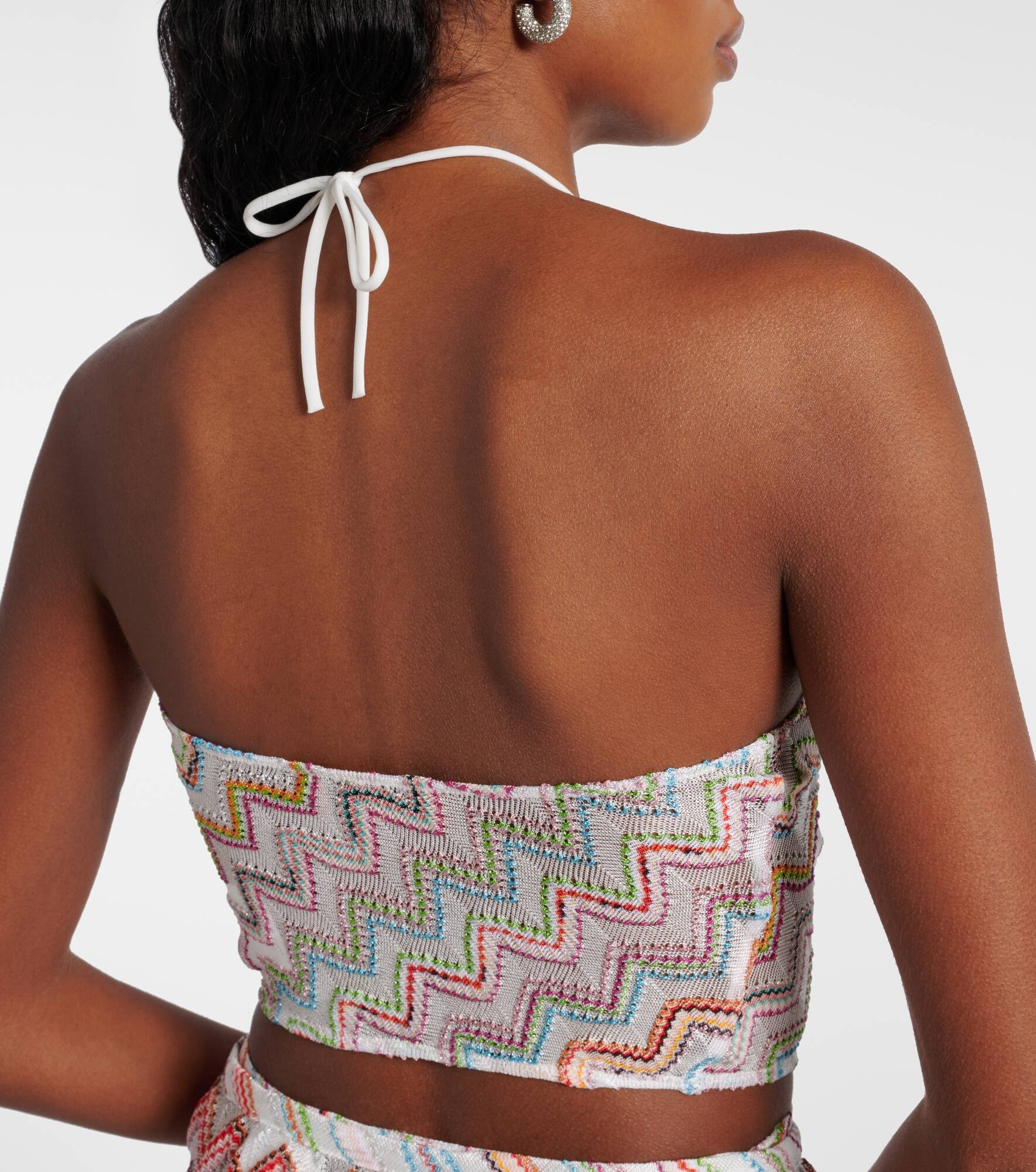 Zigzag lamé top - 5