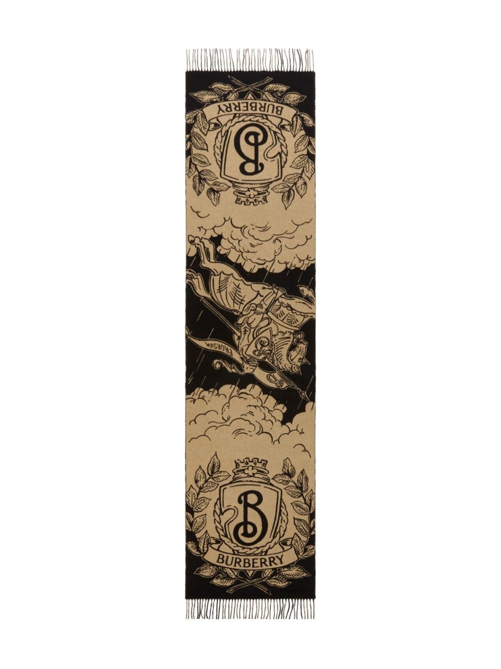 checked cashmere scarf - 3