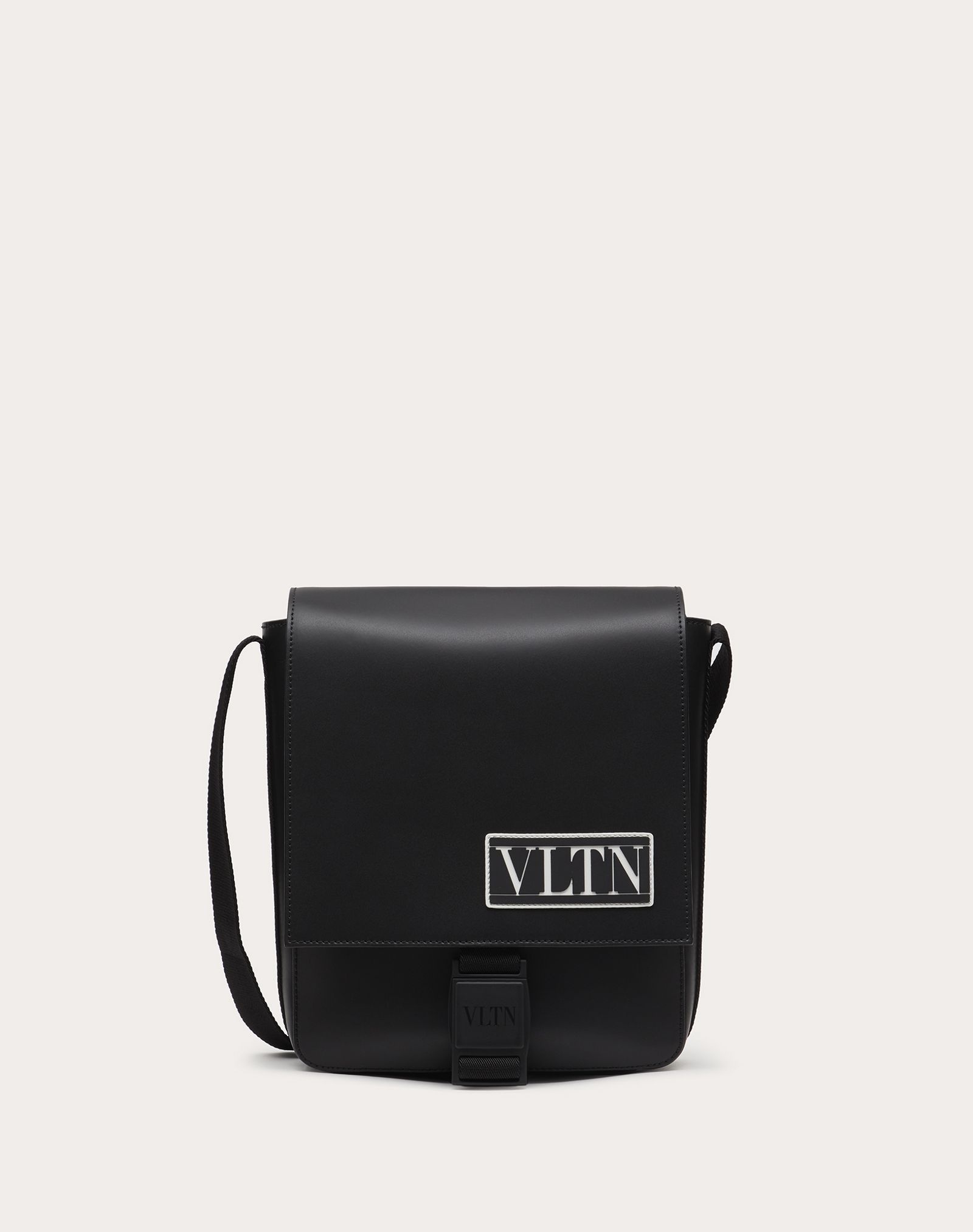 VLTN Tag Leather Crossbody Bag - 1