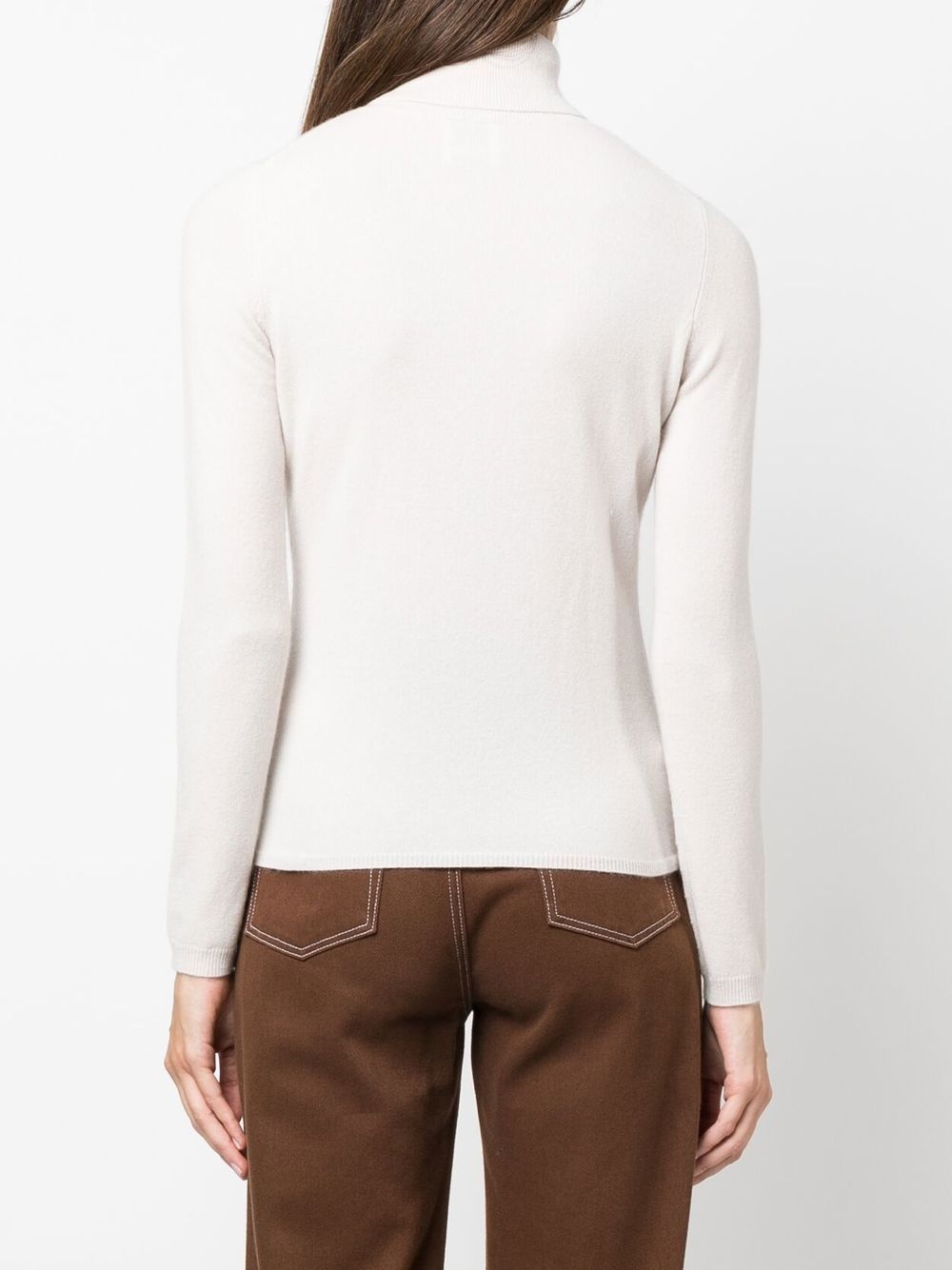 roll-neck cashmere jumper - 4