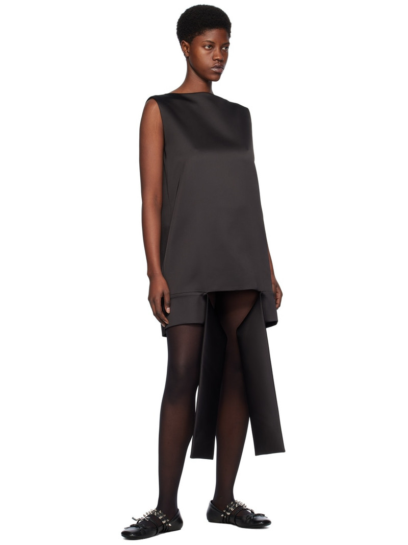 We11done Black Strap Minidress outlook