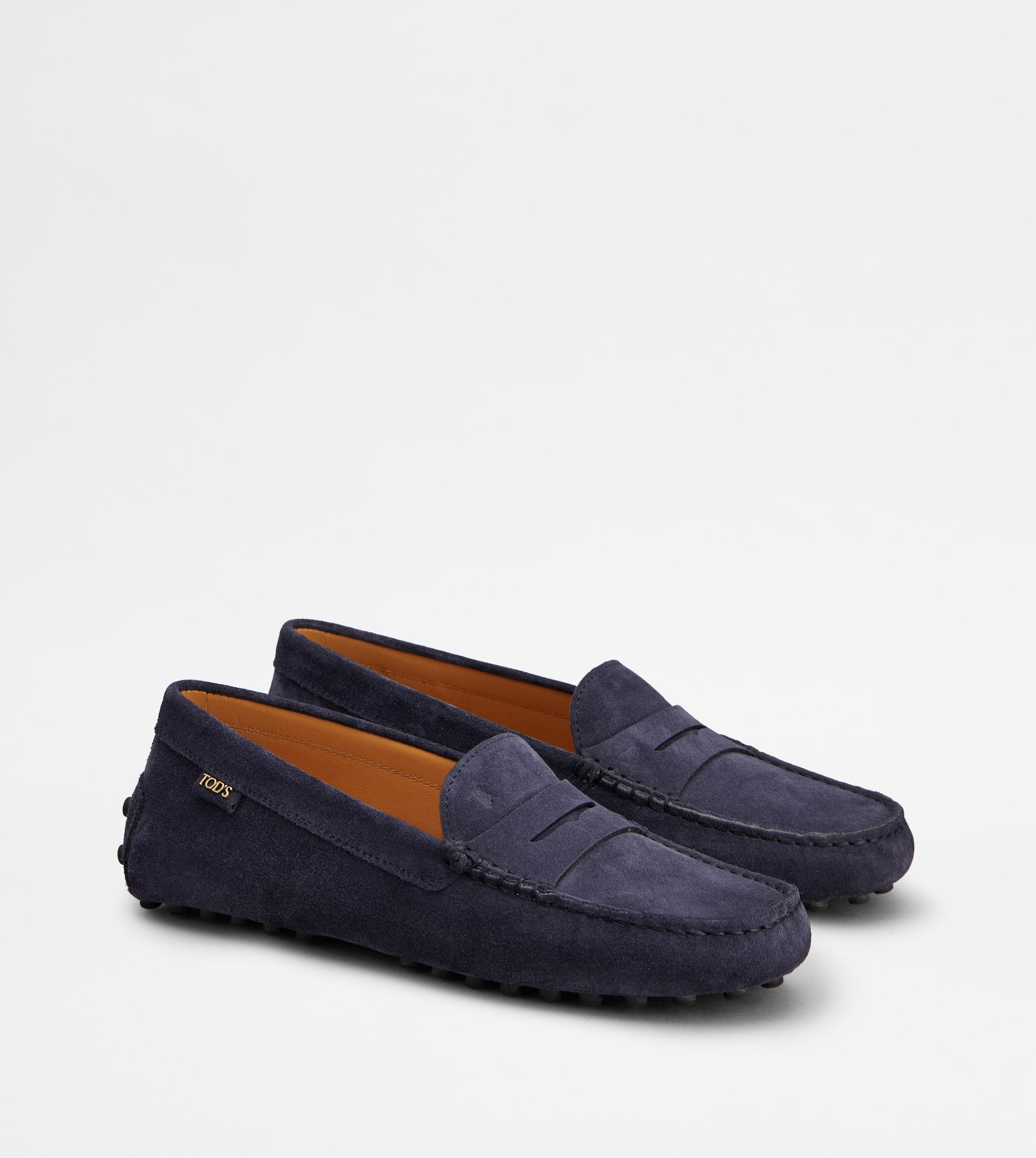 GOMMINO DRIVING SHOES IN SUEDE - BLUE - 2