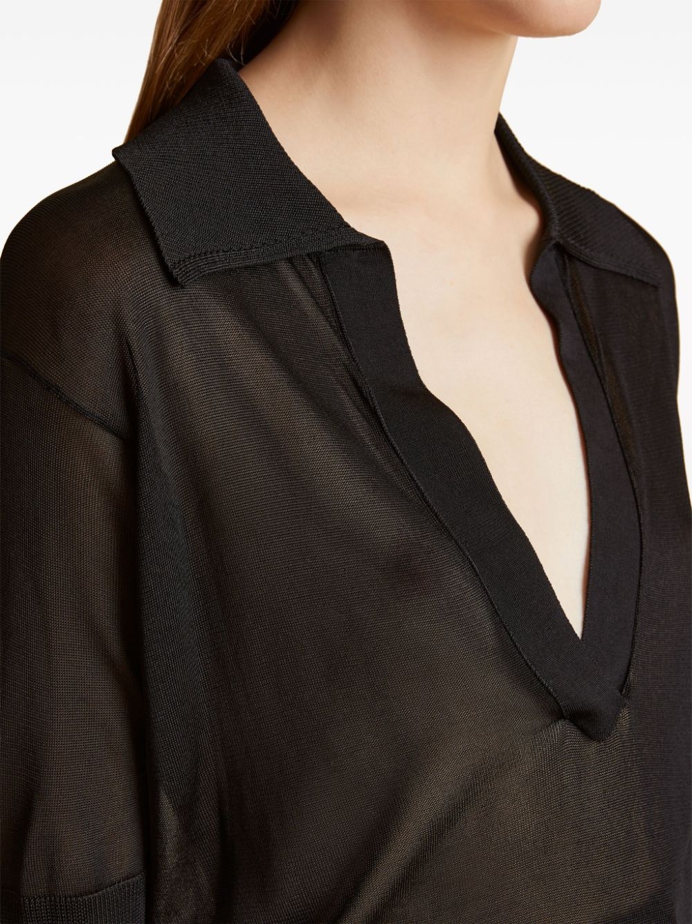 The Julita V-neck polo top - 11