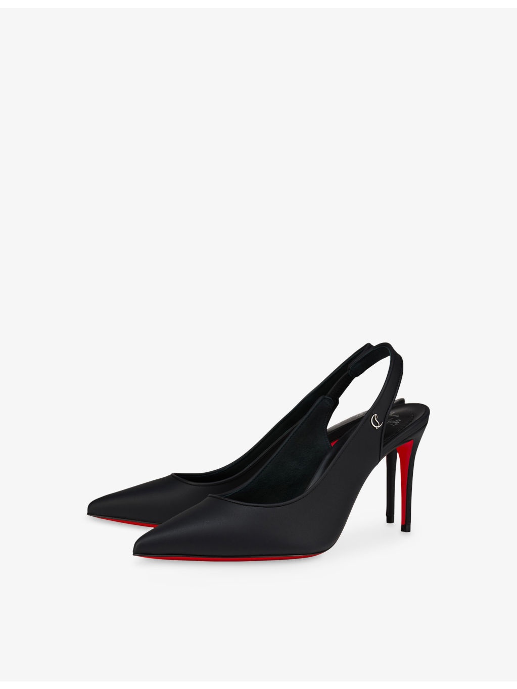 Sporty Kate Sling 85 Leather Heeled Courts - 4
