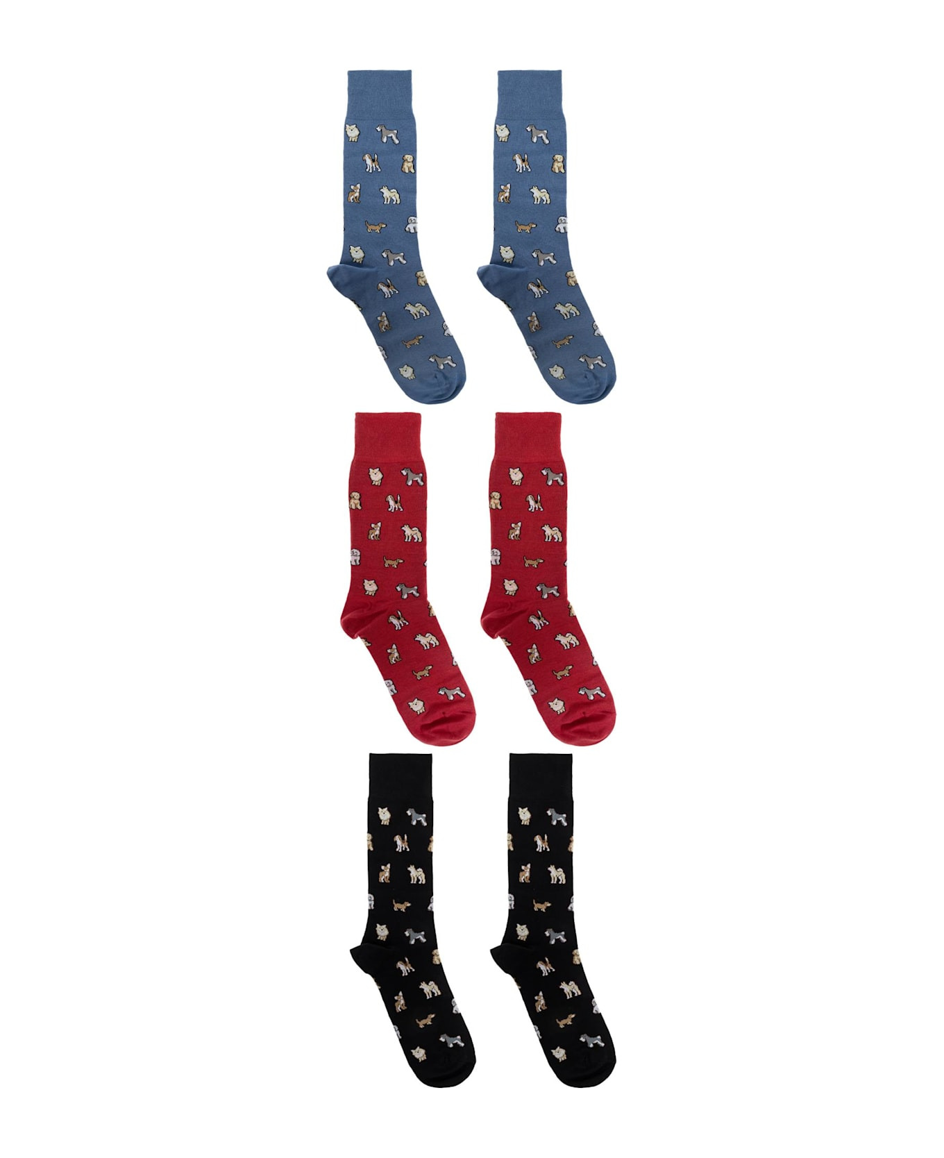Paul Smith Three-pack Of Socks With An Animal Motif - 1
