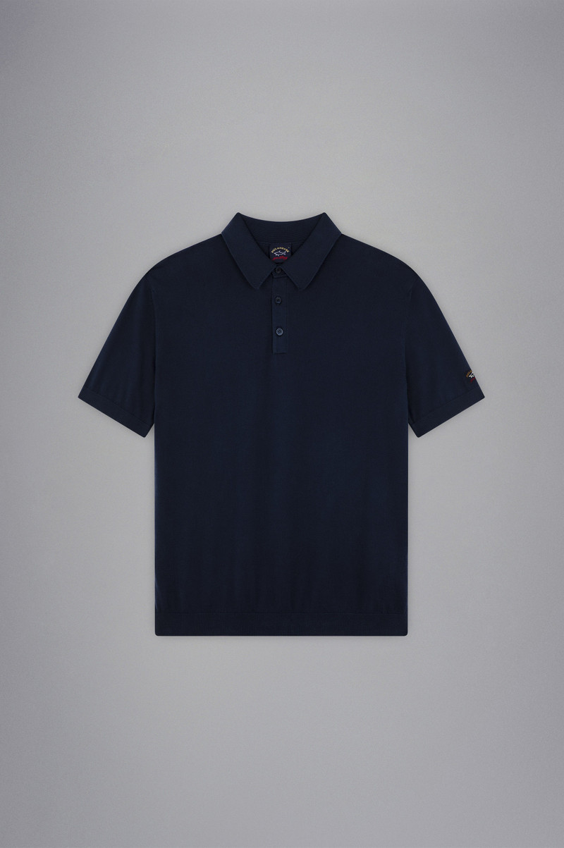 GARMENT-DYED COTTON POLO SHIRT - 1