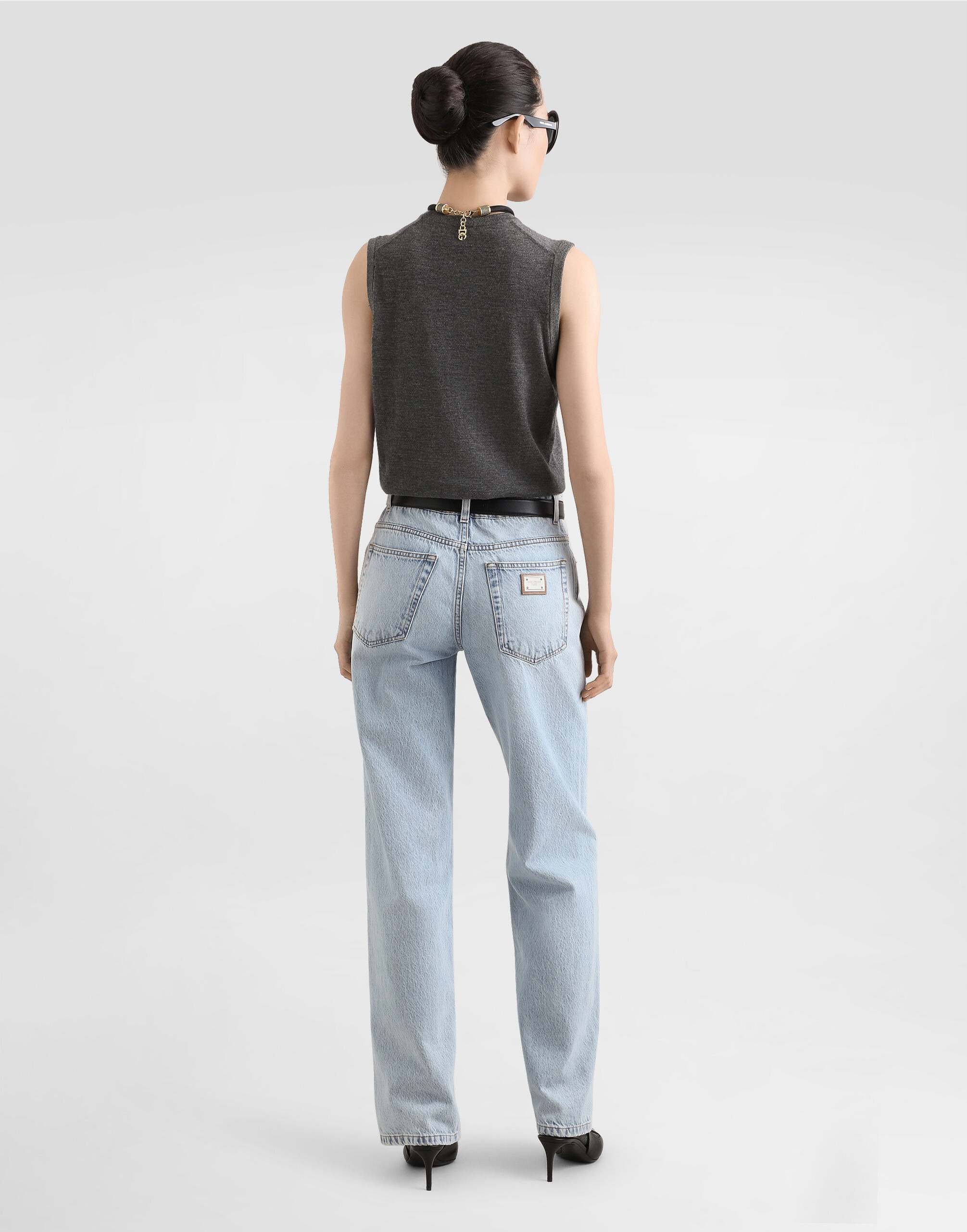 5-pocket denim trousers - 3