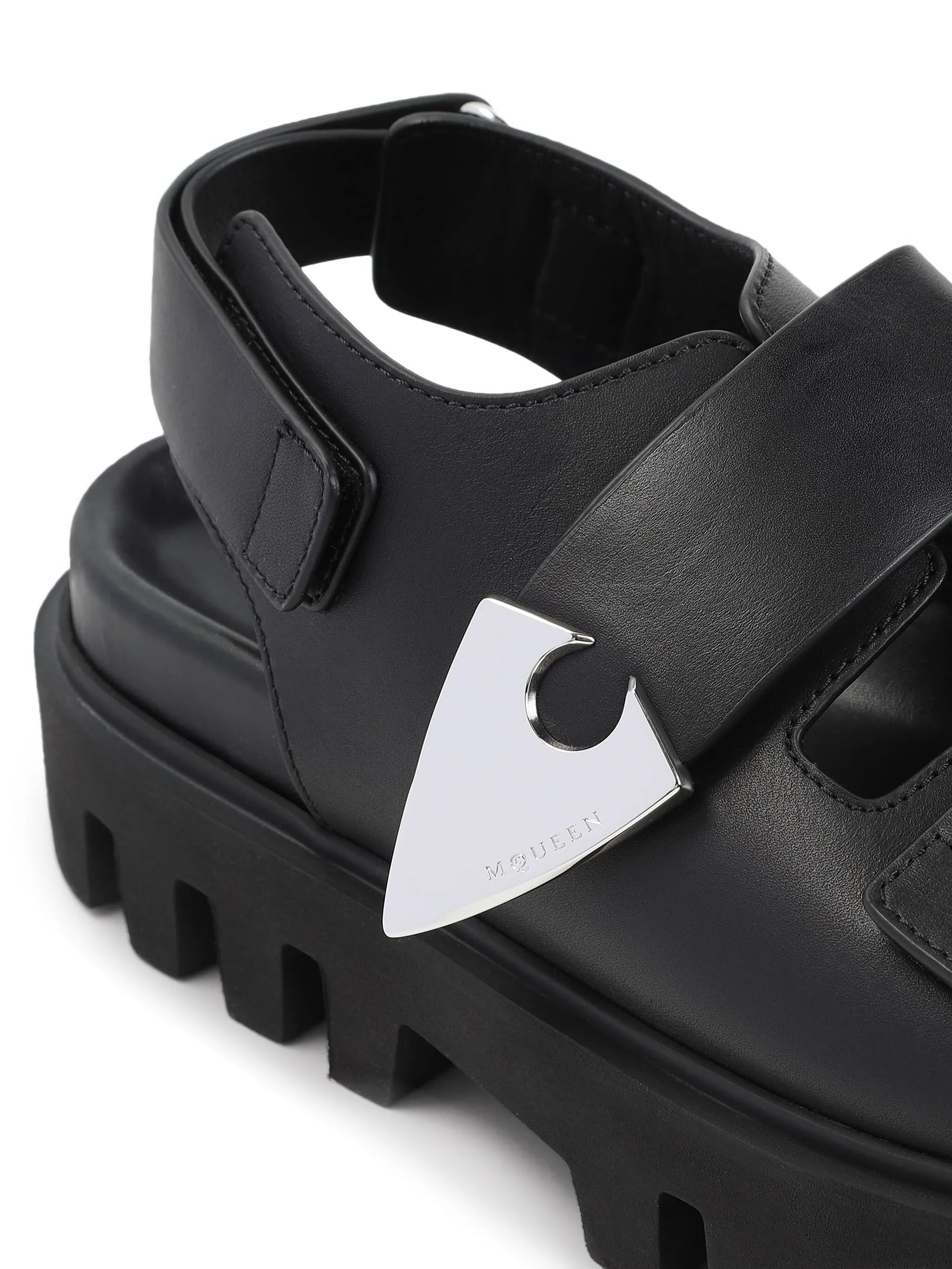 Alexander McQueen Leather Sandals | eraldo | REVERSIBLE
